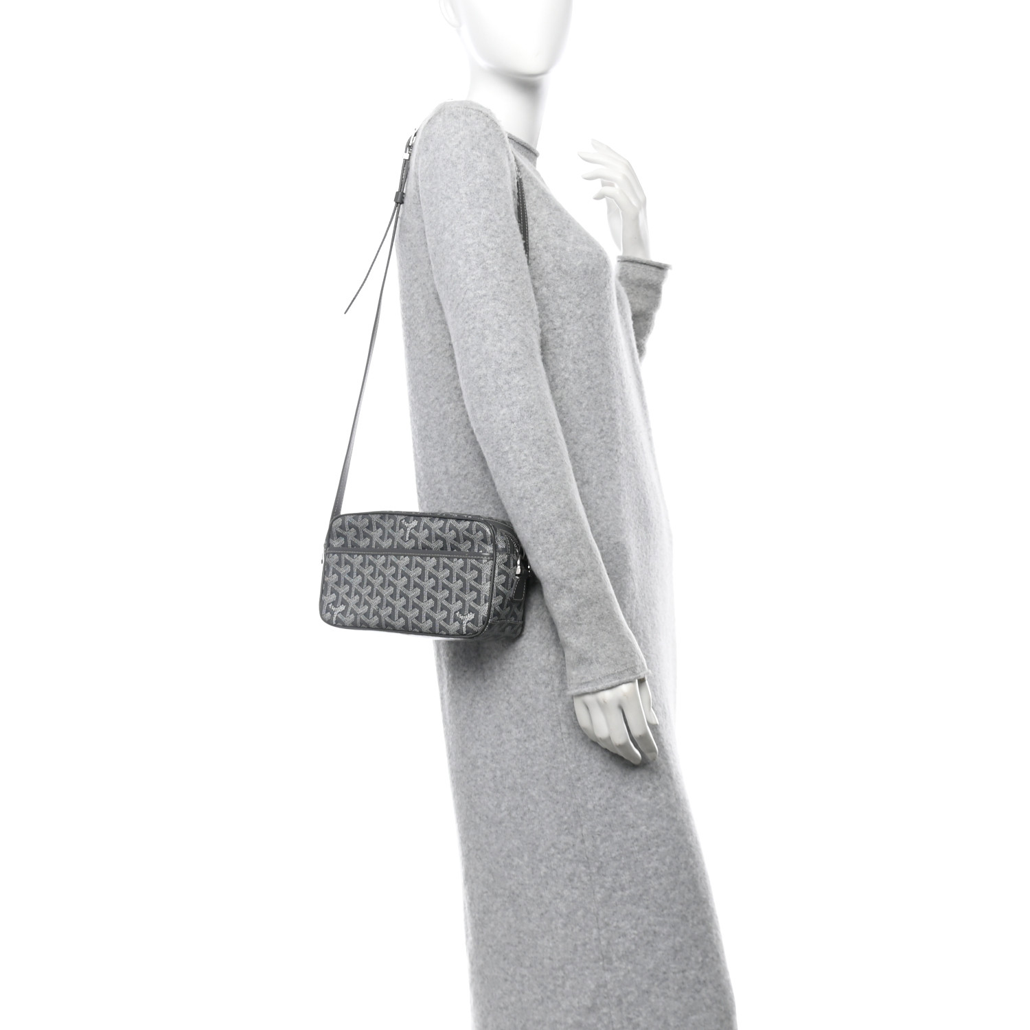 GOYARD Goyardine Sac Cap Vert Grey 1702323 | FASHIONPHILE