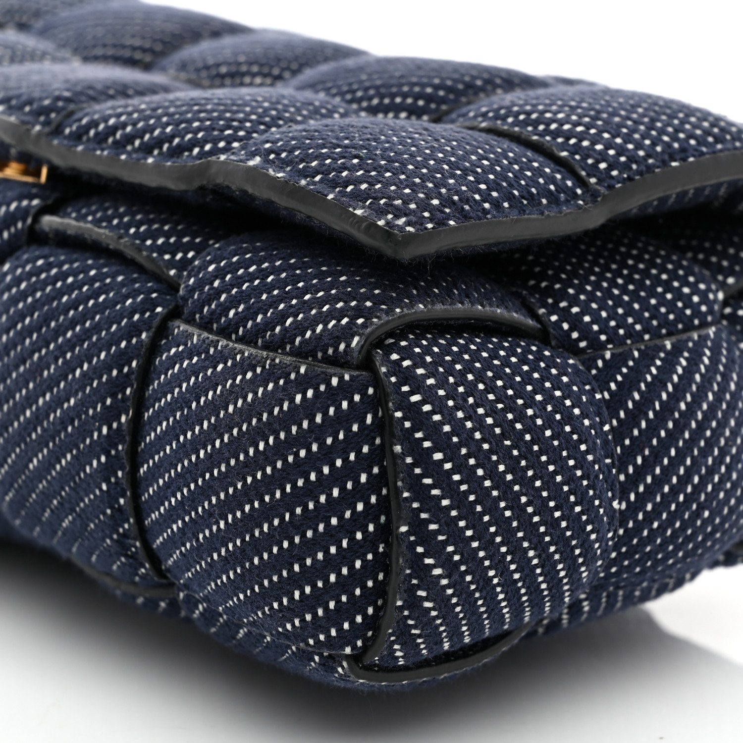 hidehidehide 　Bottega Veneta BOTTEGA VENETA Denim Maxi Intrecciato Padded Cassette High