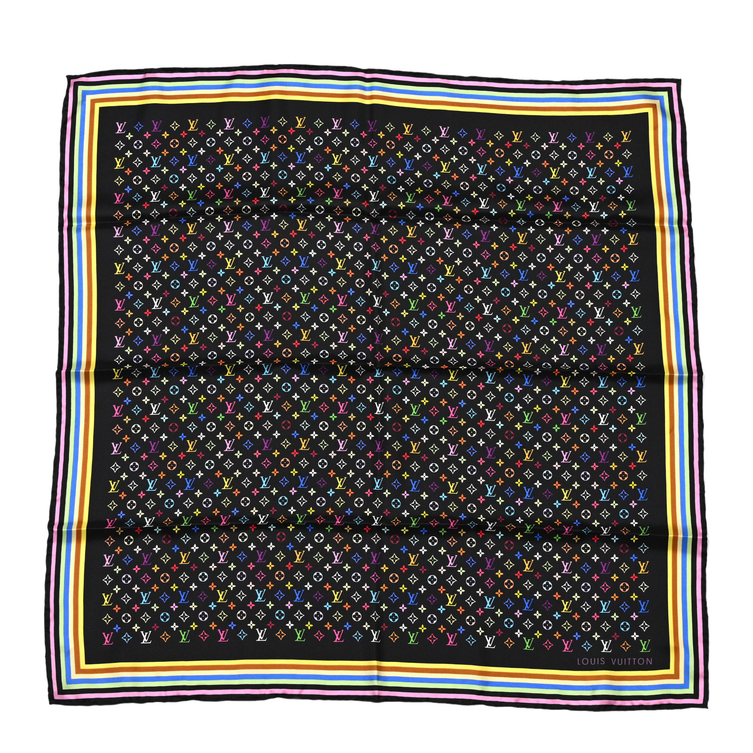 LOUIS VUITTON シルク New Louis Vuitton Scarf Iconic Monogram Classic Trunks