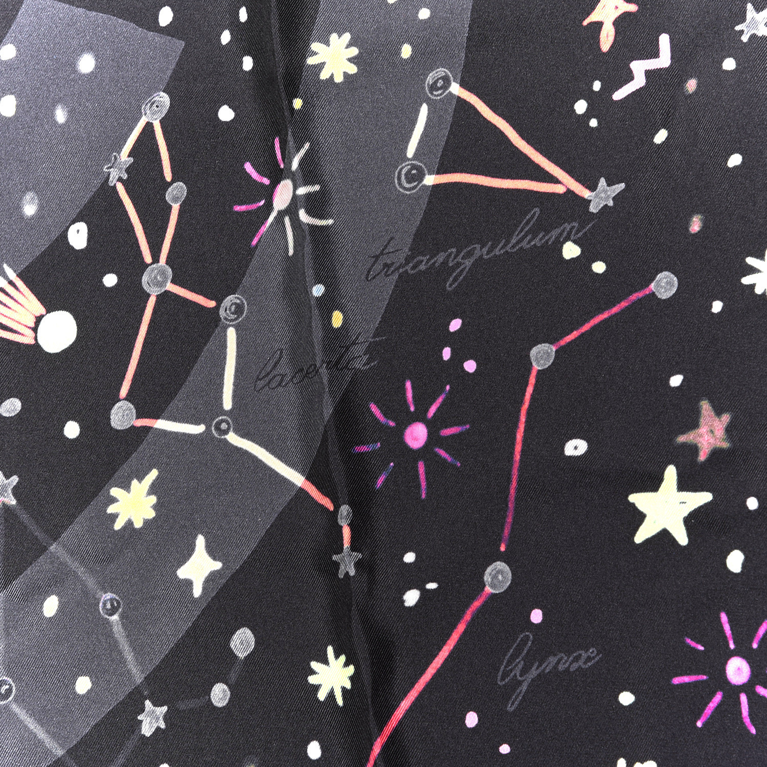 CHANEL Silk Space CC Scarf Black 554731 | FASHIONPHILE
