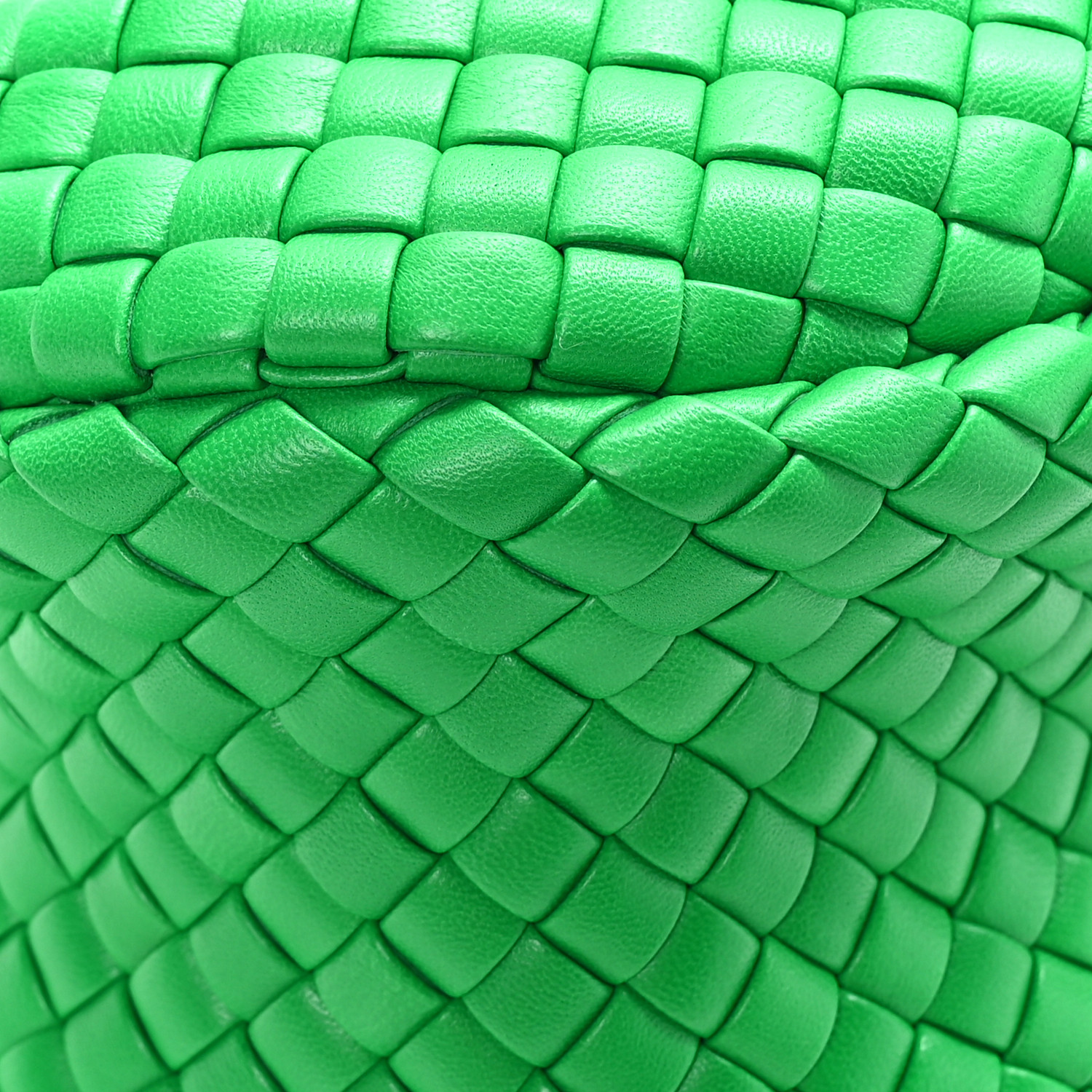BOTTEGA VENETA Rubber Intreccio Padded Mini Jodie Parakeet