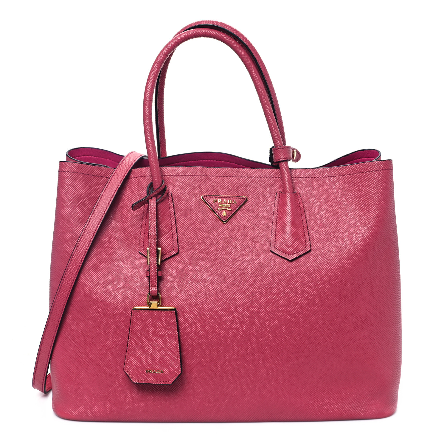 PRADA ピンク テリーtamagooo PRADA 並行輸入 プラダ トートバッグ テリー 1BG130 V MWO 2DXO