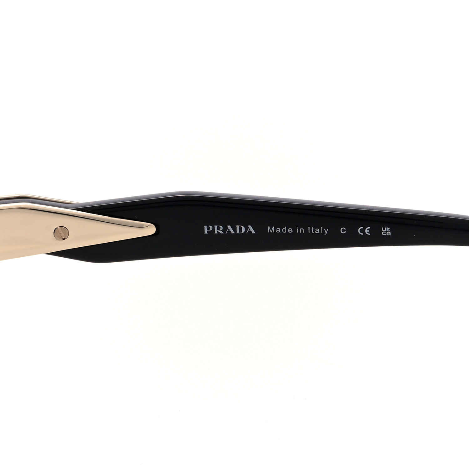 PRADA Metal Sunglasses SPR65Z Gold 1588421 | FASHIONPHILE