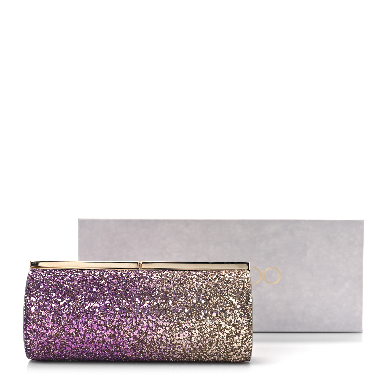 クラッチバッグ Jimmy Choo Coarse Glitter Fabric Clutch Champagne Coarse Glitter Fabric Clutch Bag| ELLIPSE| Pre