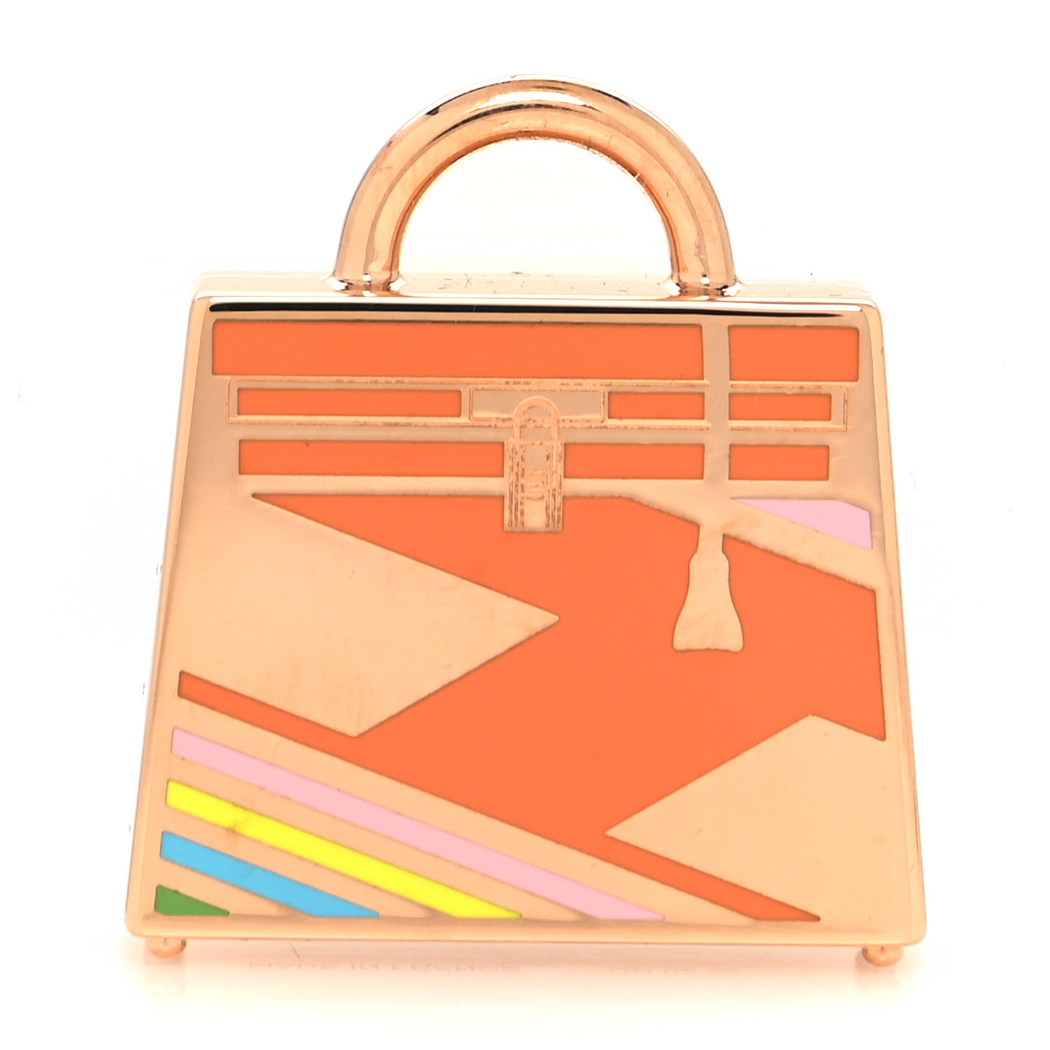 【HERMES】日本未入荷Curiosite Kelly Laque H Vibration charm NEW Collectible HERMES Curiosite Kelly Laque H Vibration