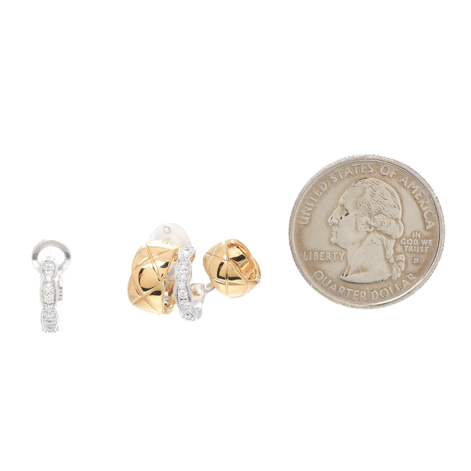 CHANEL 国内買付 CocoCrushCollect. EarringsWhitegold diamonds CHANEL 国内買付 CocoCrushCollect. EarringsWhitegold diamonds