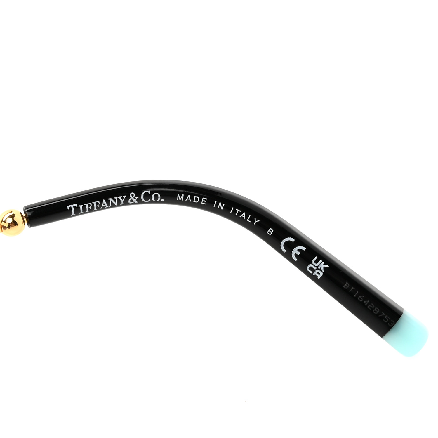 TIFFANY 1837 Cat Eye TF4187 Sunglasses Black Gold 1649596