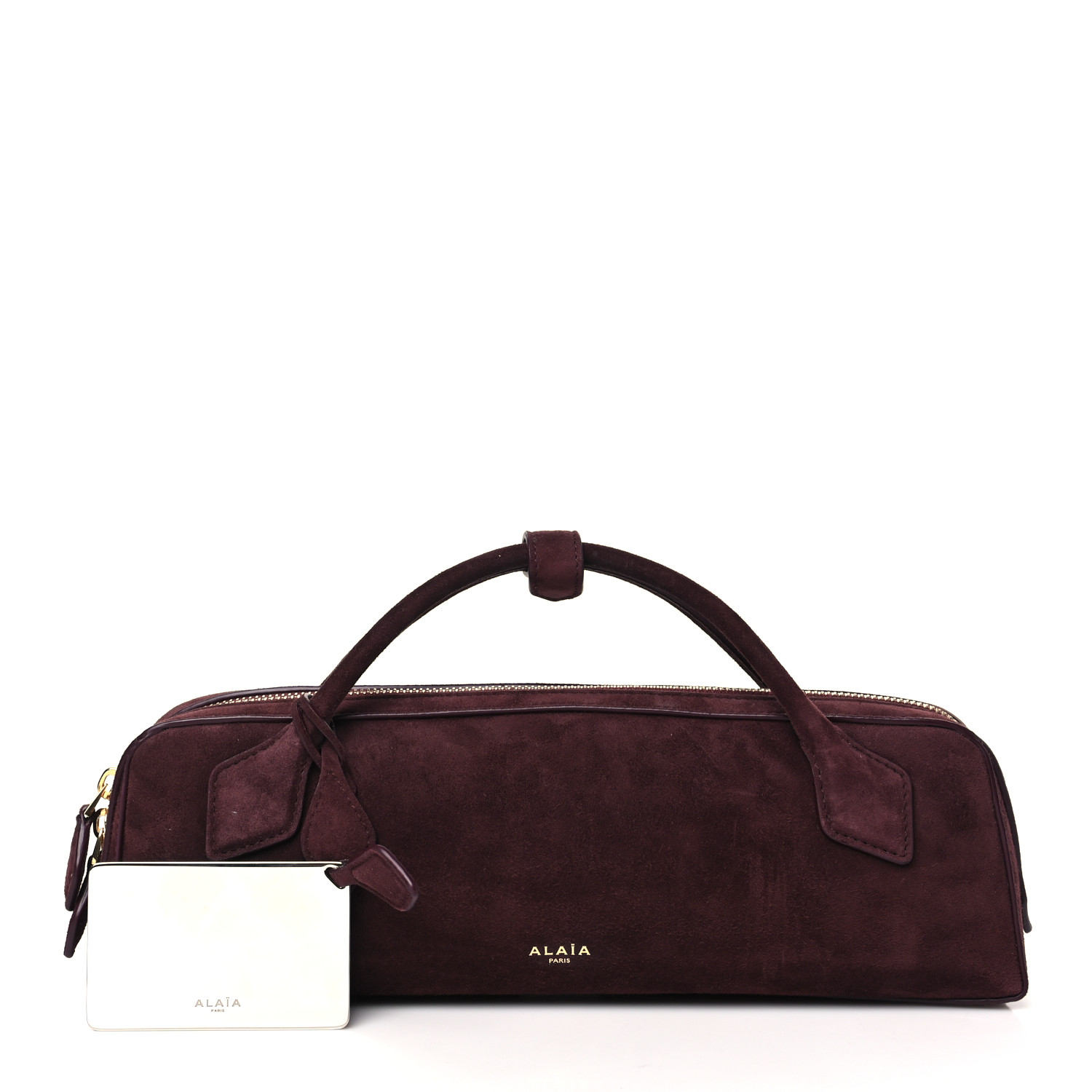 クラッチバッグ ALAIA LE TECKEL POUCH IN SUEDE GOAT LEATHER LE TECKEL POUCH IN SUEDE GOAT LEATHER – Suit Negozi Row