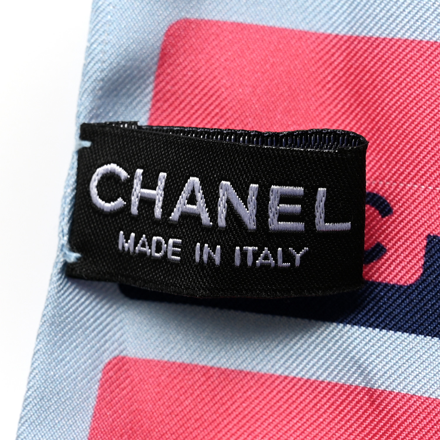 【完売間近】 (W) Chanel Slim Bandeau Silk Twill & Navy CHANEL | Accessories | Nwt 22s Chanel Dark Navy White Pearl