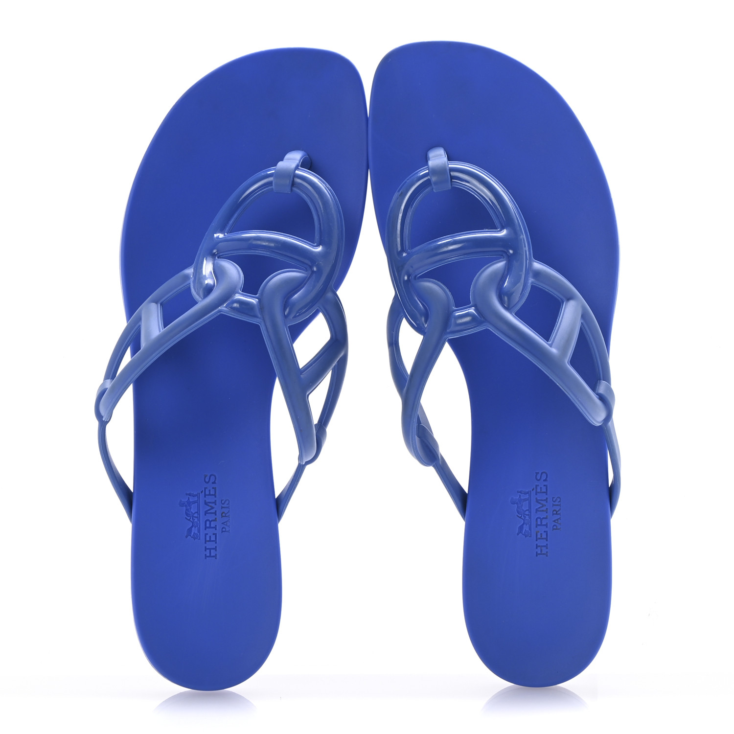 ★Hermes★(W) Egerie Sandal★Bleu Outremer HERMES Rubber Womens Egerie Sandals 36 Bleu Outremer 1654480