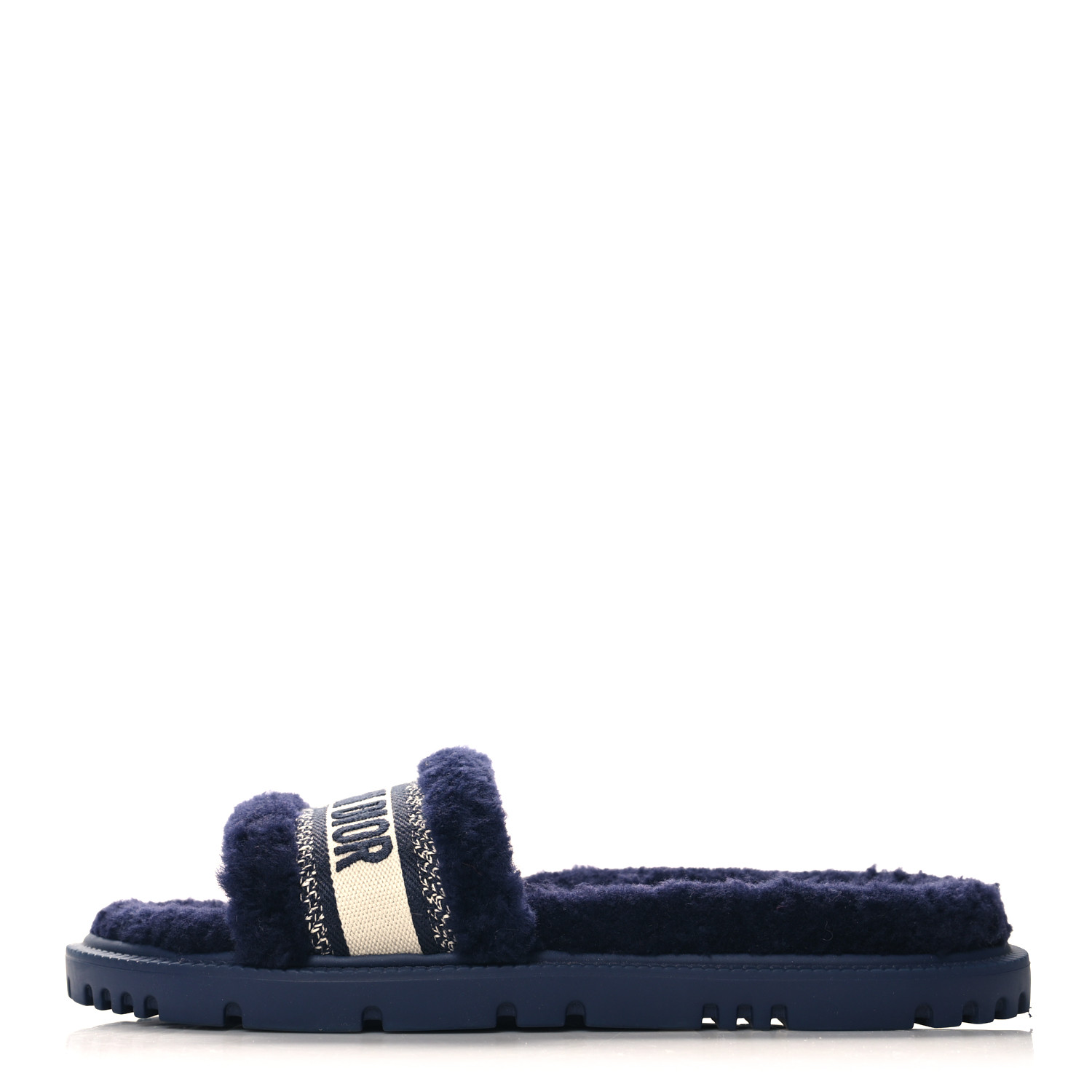 Dior｜FASHION PROPS (B1760WOMCM 307) CHRISTIAN DIOR Shearling Canvas Lurex Embroidered Dway 10mm
