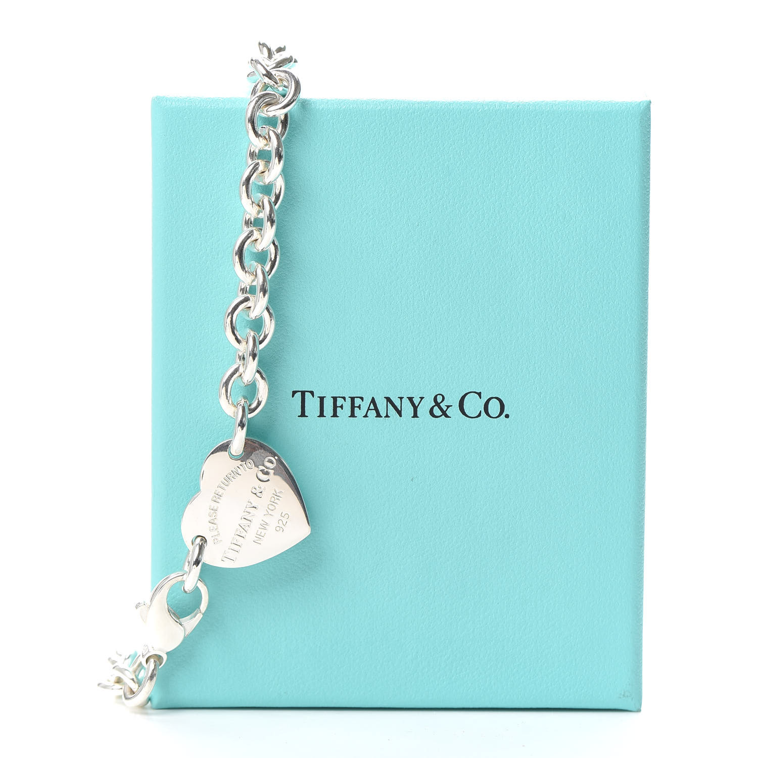 TIFFANY Sterling Silver Return to Tiffany Heart Tag Choker