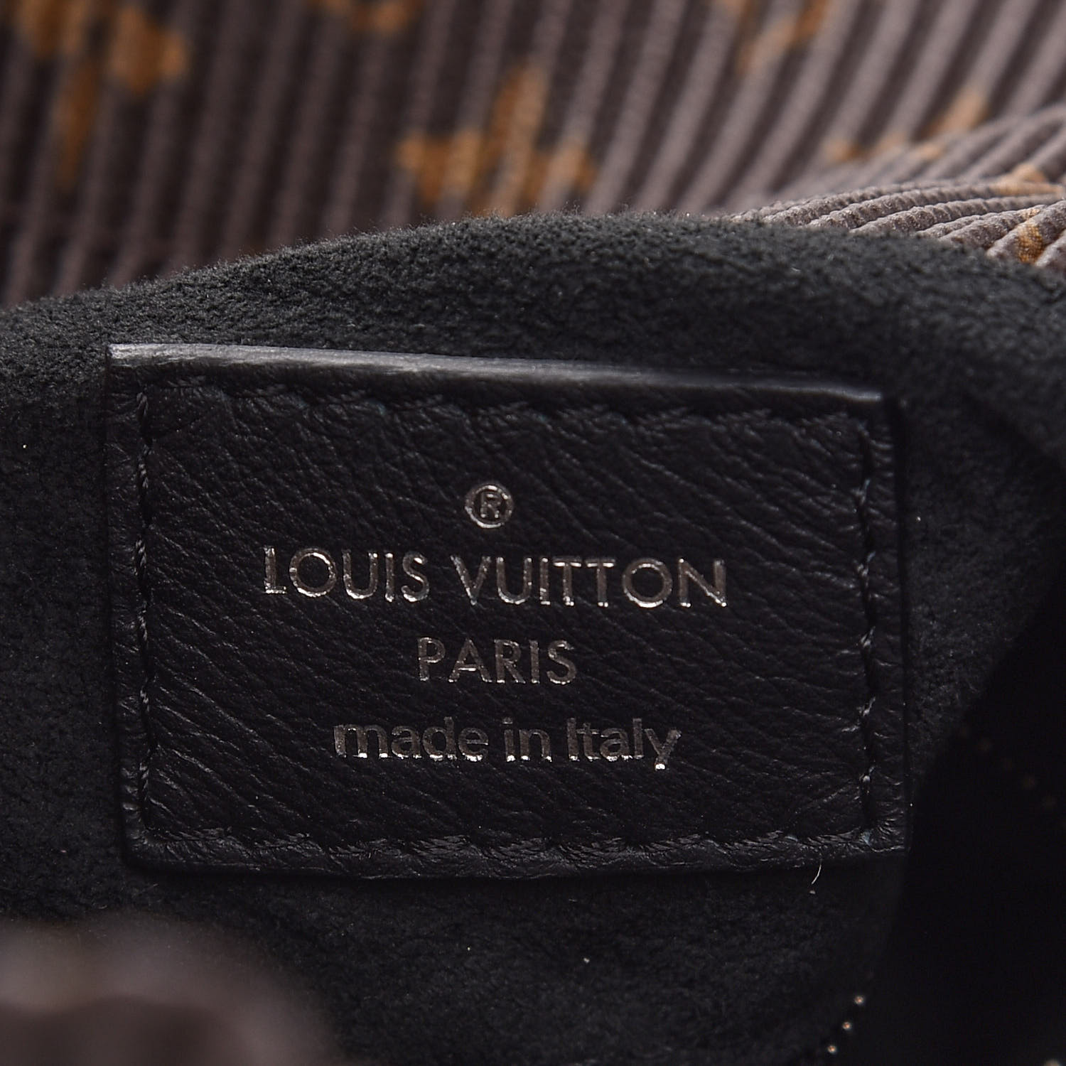 LOUIS VUITTON Monogram Canvas Pleated Explorer Bag MM 886442