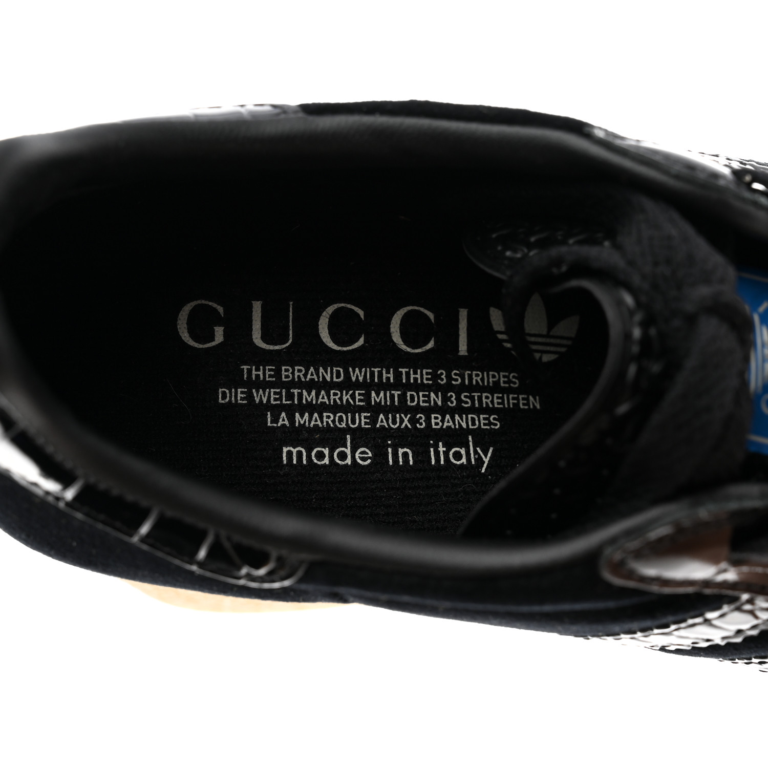 ☆ ADIDAS x GUCCI Wedge Gazelle ‘Crocodile Embossed’ ☆ GUCCI x ADIDAS - Velvet Croc Embossed Gazelle Wedge Sneakers