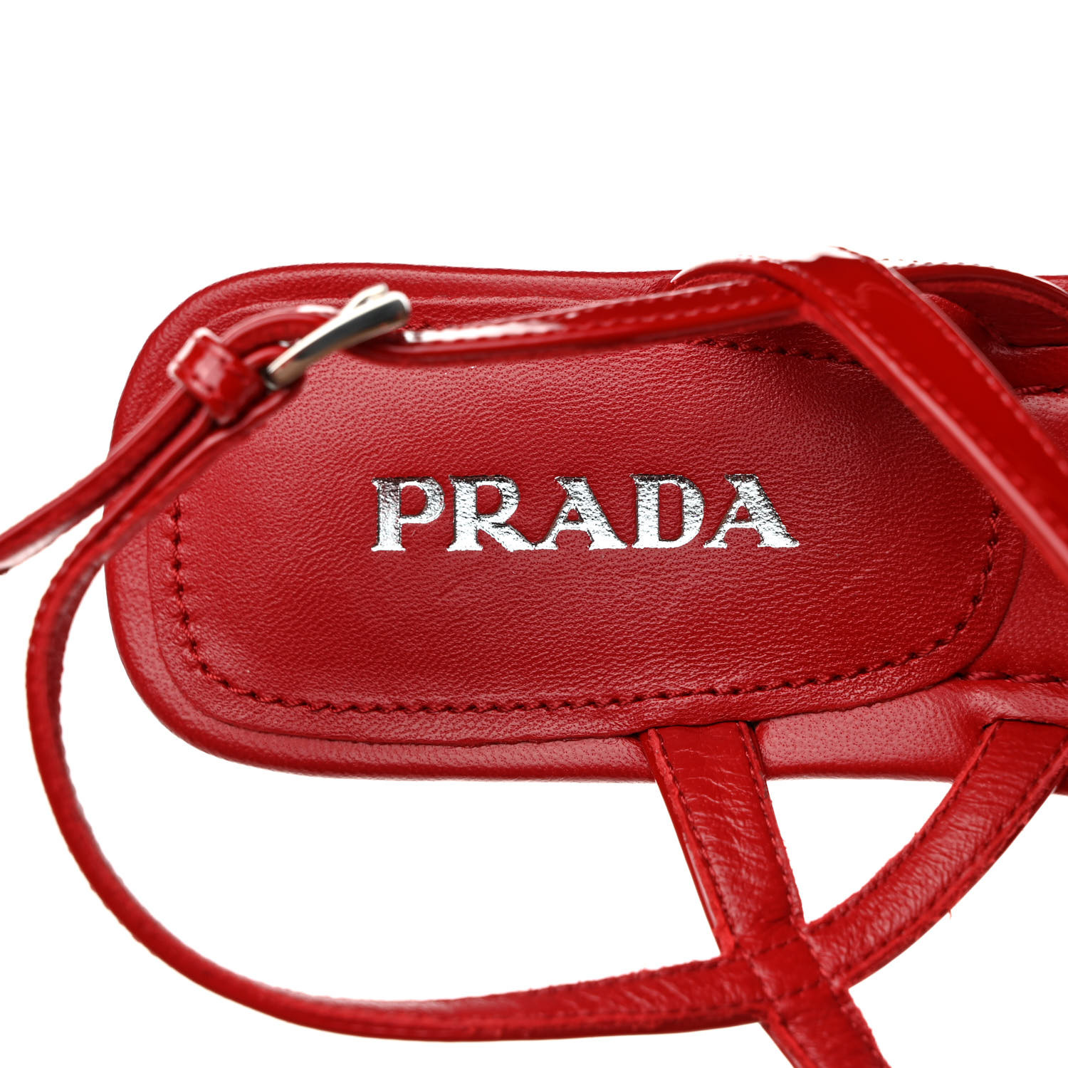 ♡PRADA♡リボンミュール　サイズ36 赤 冬の感謝セール ♡PRADA♡リボンミュール サイズ36 赤 靴 - 靴