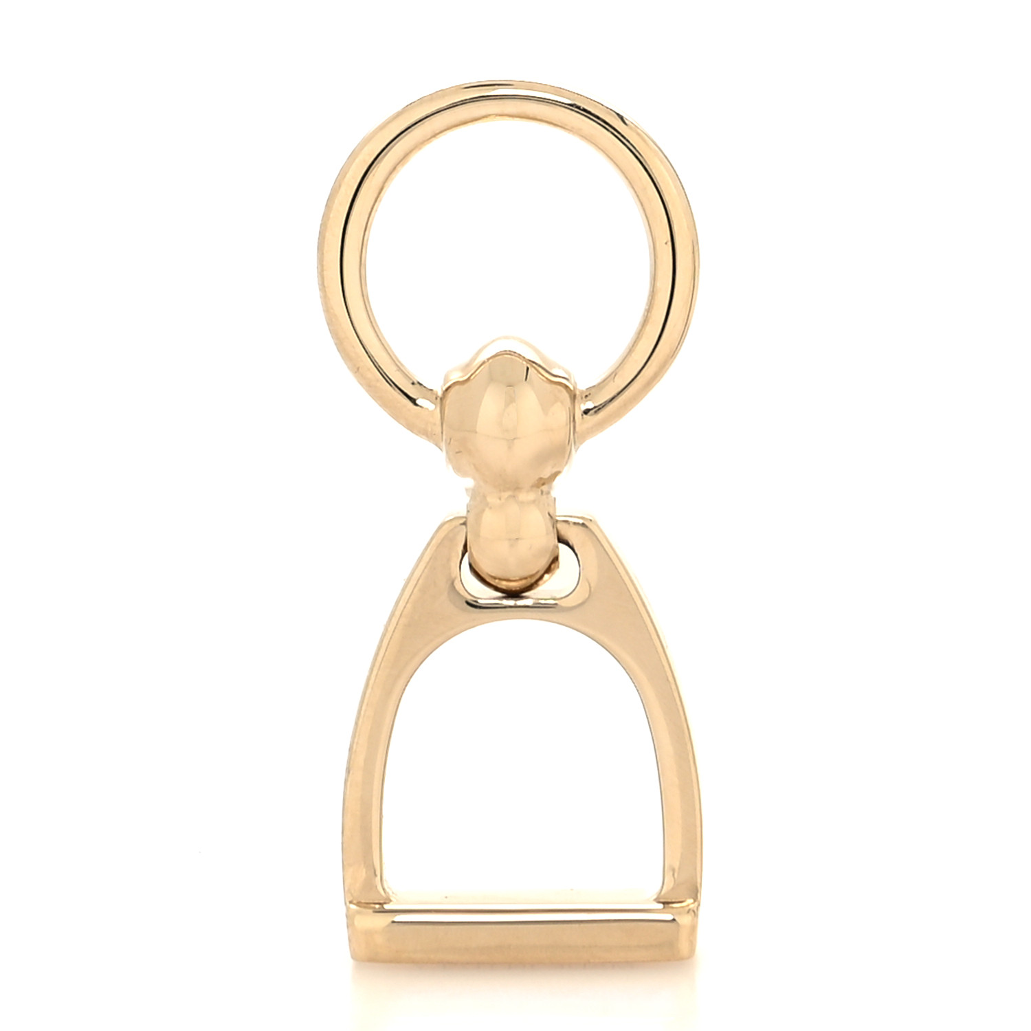エルメス ツイリーリング Etrier permabrass HERMES Permabrass Etrier Charm Scarf Ring 1265565 | FASHIONPHILE