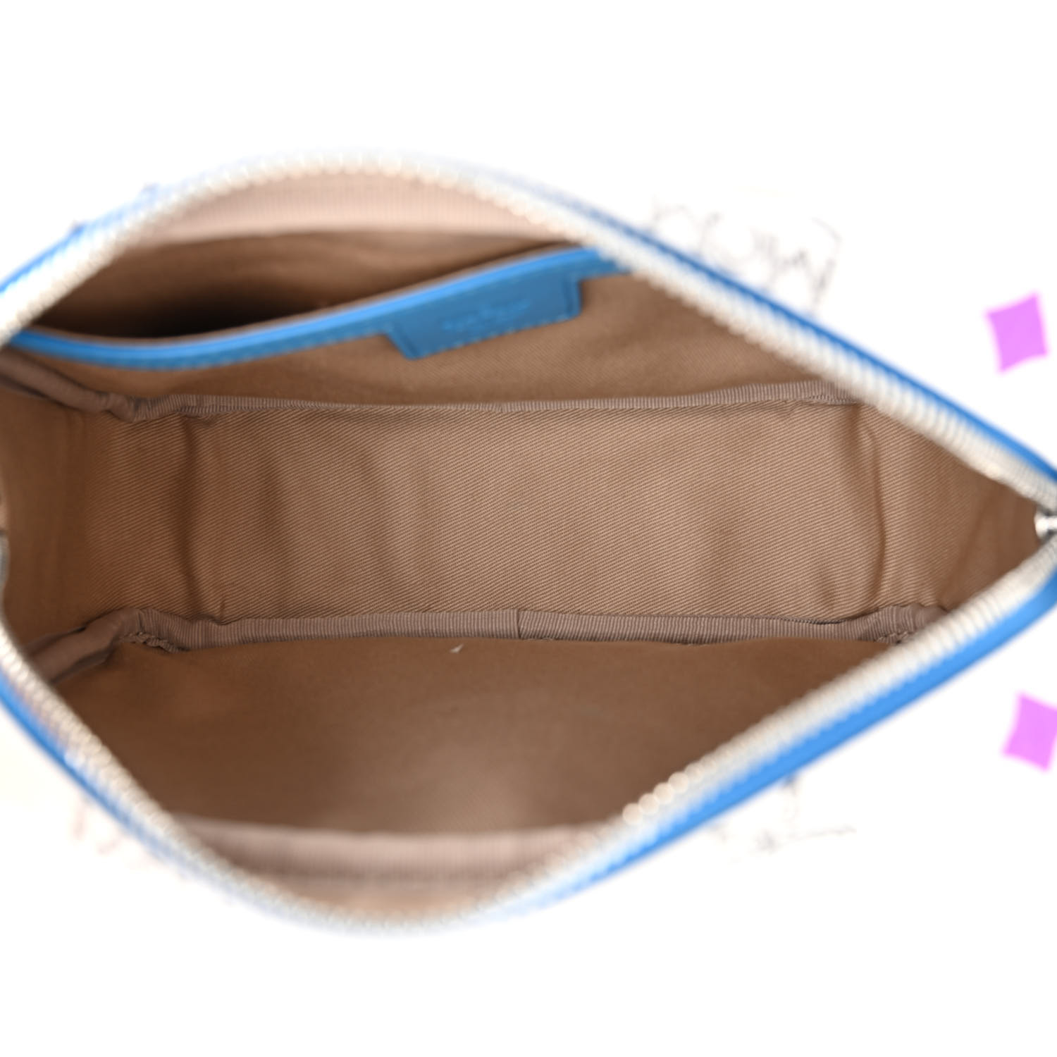 MCM Skyoptic Visetos Spectrum Diamond Camera Bag White