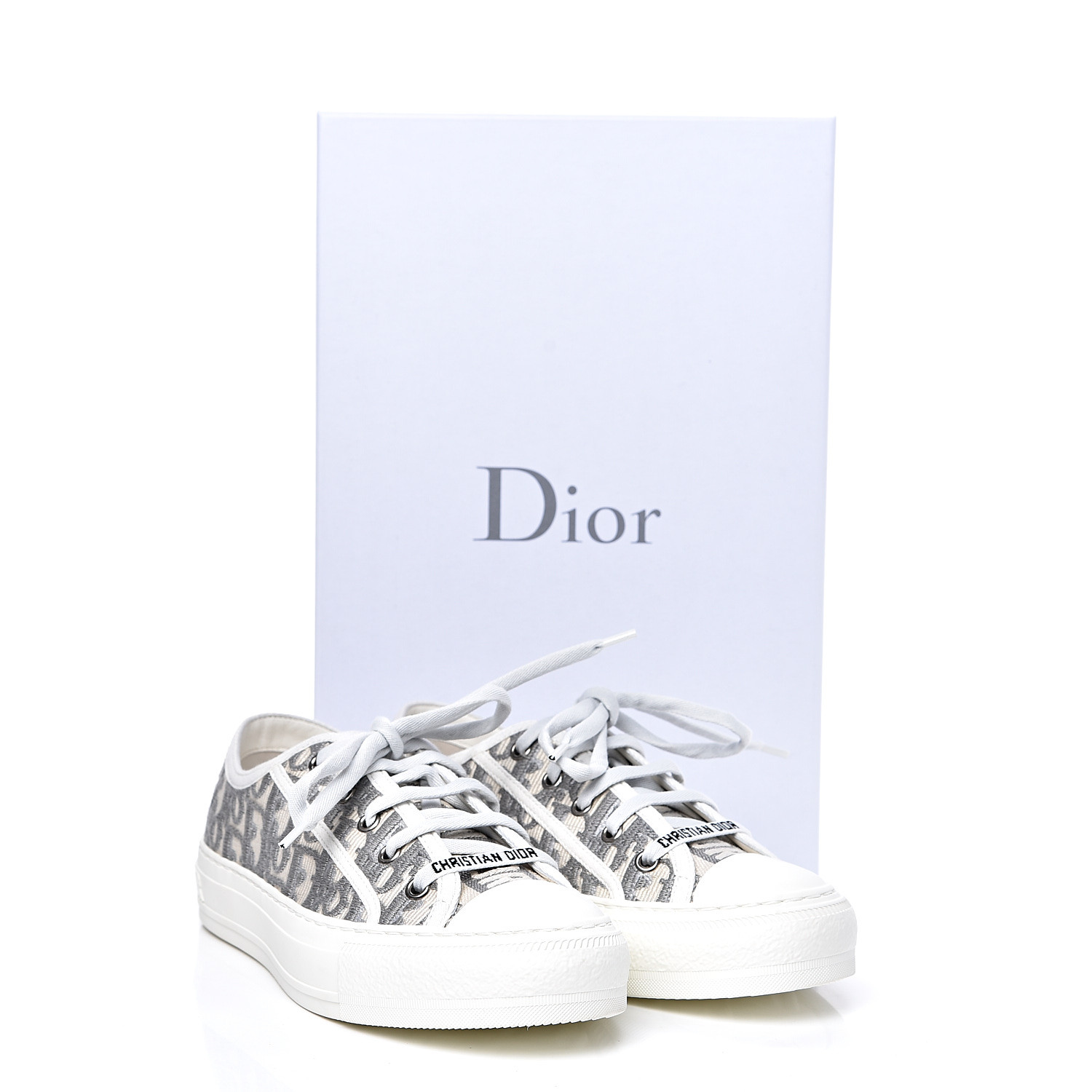 【キム】Lサイズ　ディオール CHRISTIAN DIOR Canvas Oblique Walk'N'Dior Low Top Sneakers