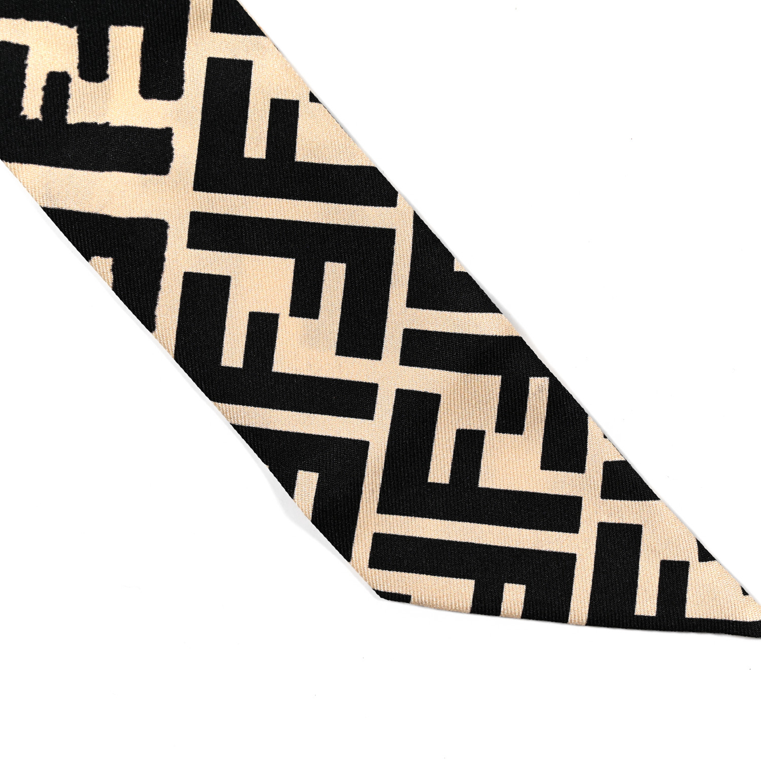 FENDI Silk Leopard Printed Wrappy Bandeau Multicolor 1413768
