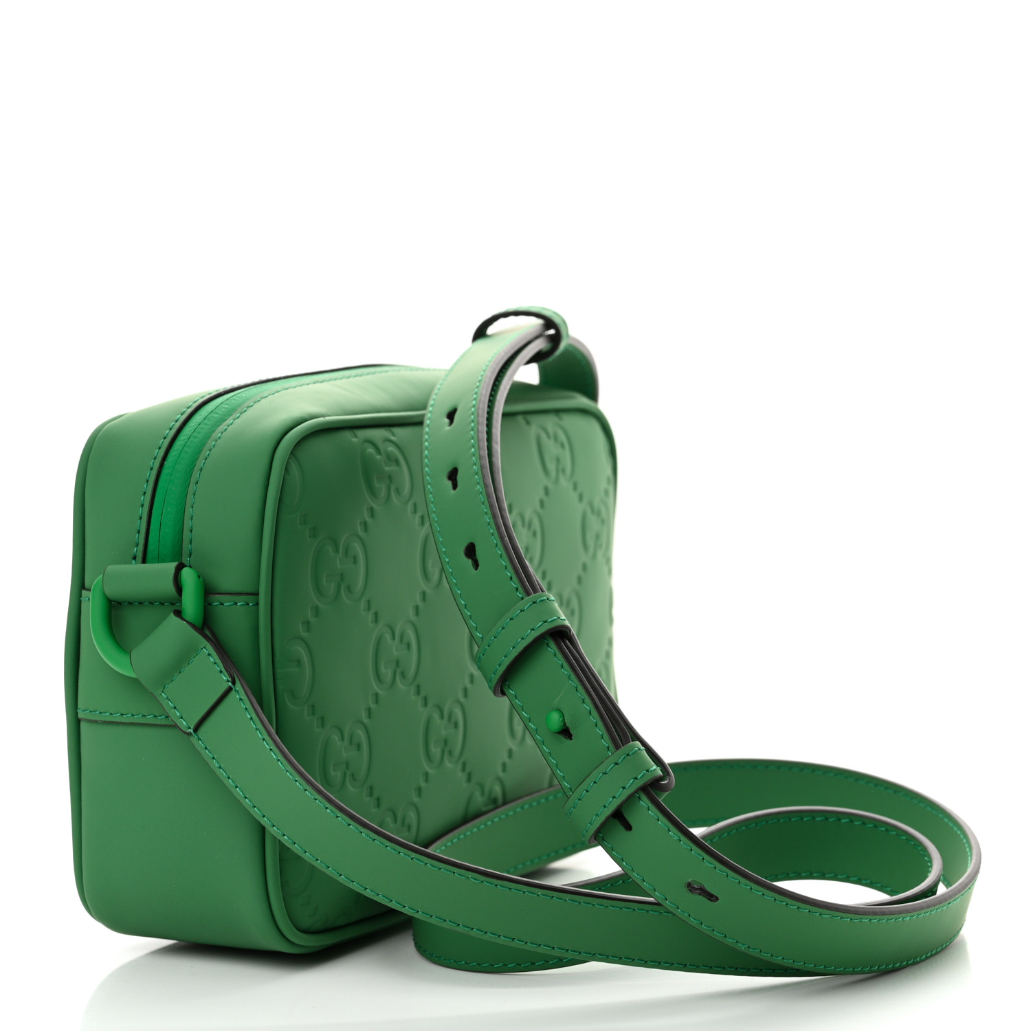 【GUCCI】CROSSBODY BAG◆771293AAC4D GUCCI GG Small Rubber-effect Leather Crossbody Bag Bright