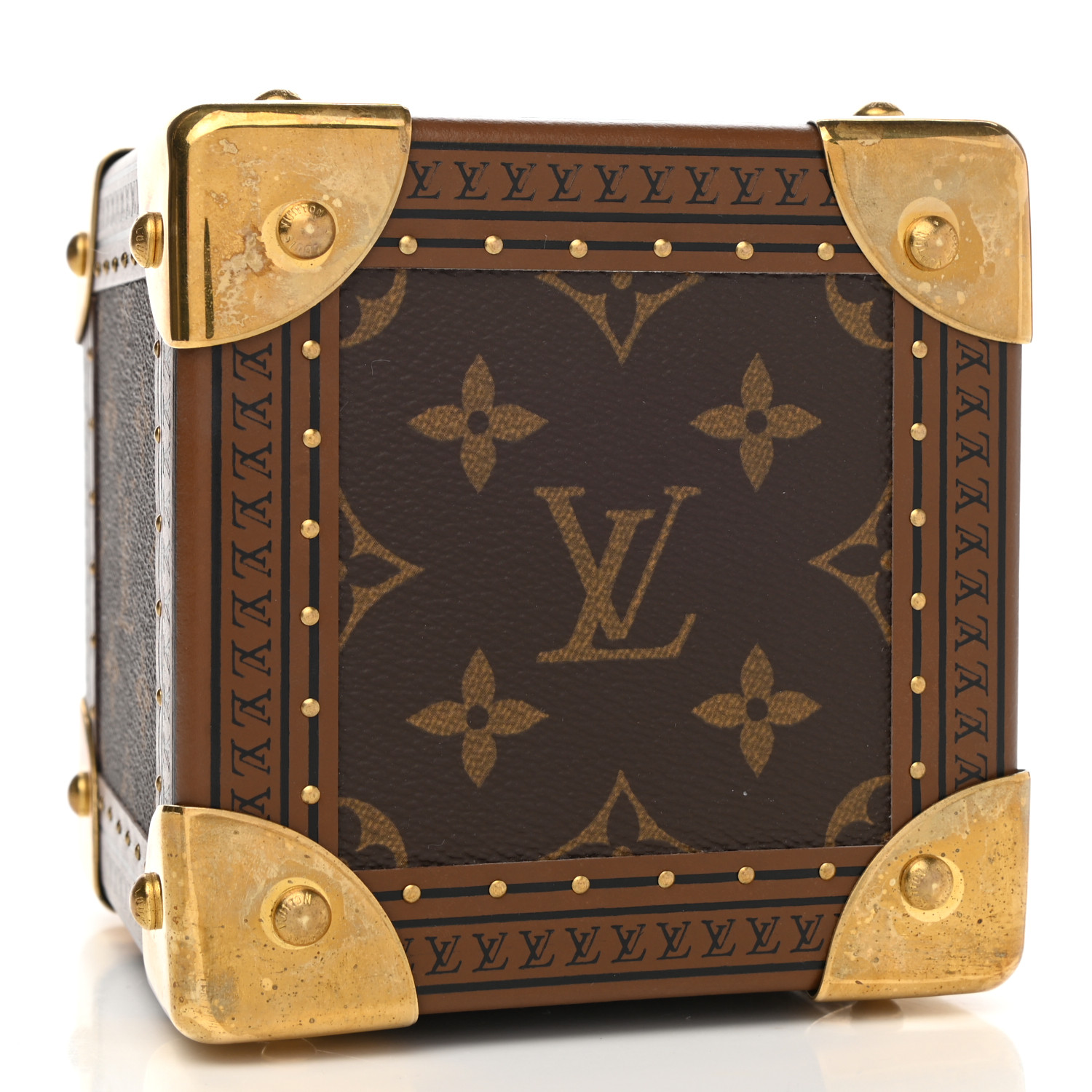 LOUIS VUITTON Monogram Cube Paperweight 1031013 | FASHIONPHILE