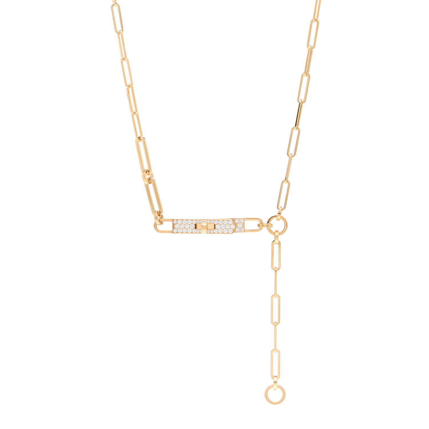 Hermes ペンダント Kelly Chaine lariat necklace, small mode Kelly Chaine lariat necklace, small model | Hermès USA