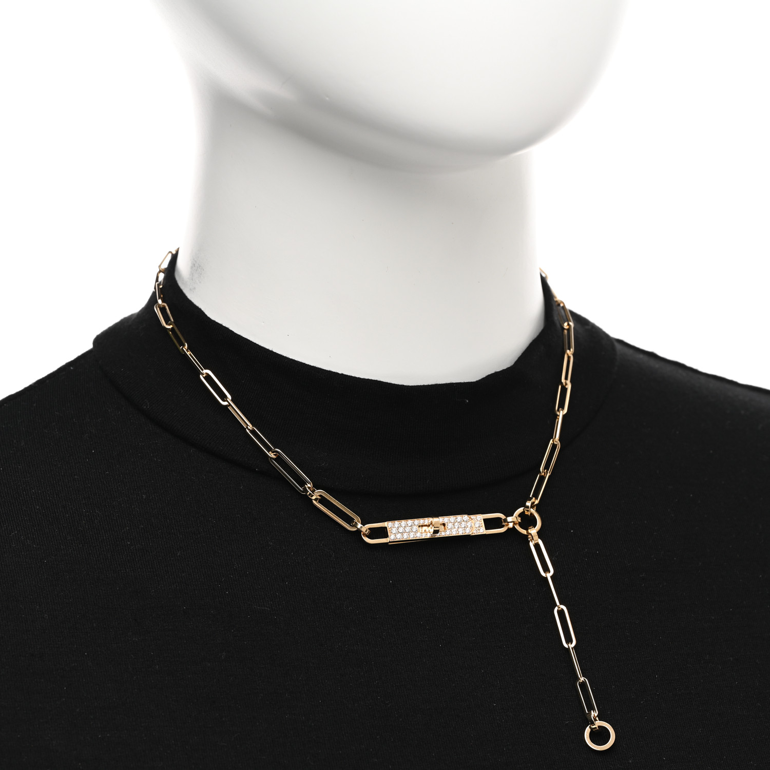 Hermes ペンダント Kelly Chaine lariat necklace, small mode Kelly Chaine lariat necklace, small model | Hermès Canada