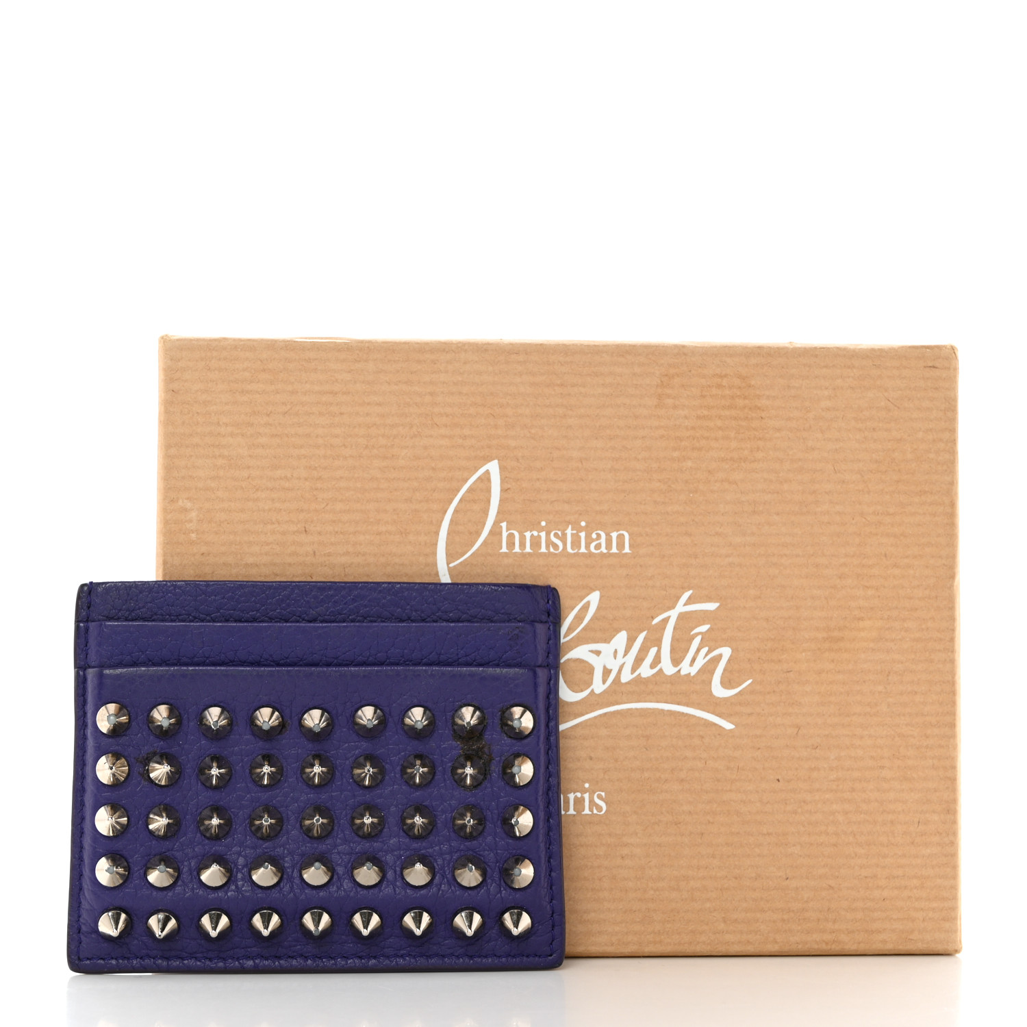 Christian Louboutin 'Kios’ card holder Kios - Card holder - Grained calf leather - Loubi