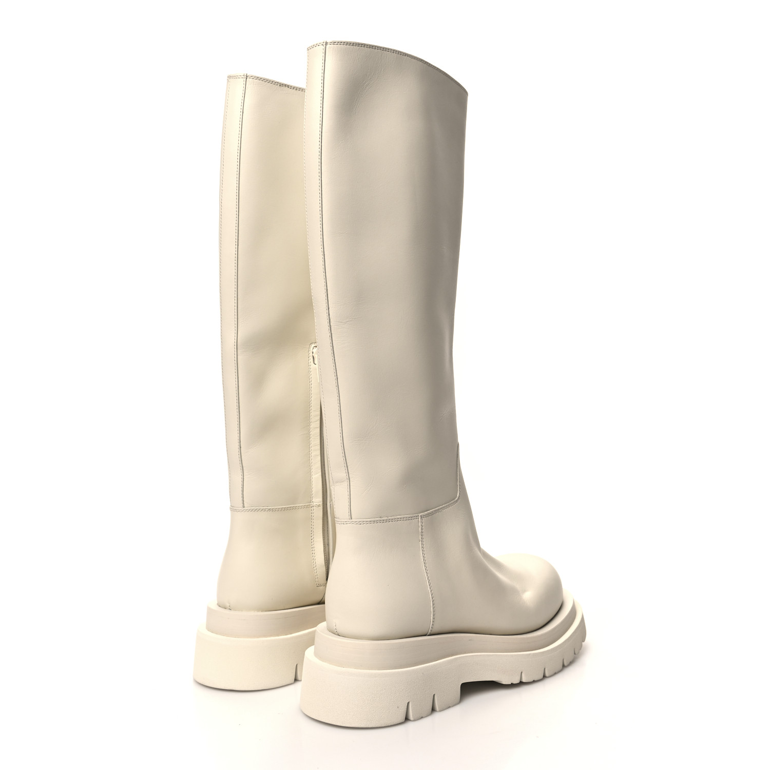 ■BOTTEGA VENETA■ Lug High Boots Sea Salt 716225V1AO09031 7 BOTTEGA VENETA Calfskin The Lug High Boots 36 Sea Salt
