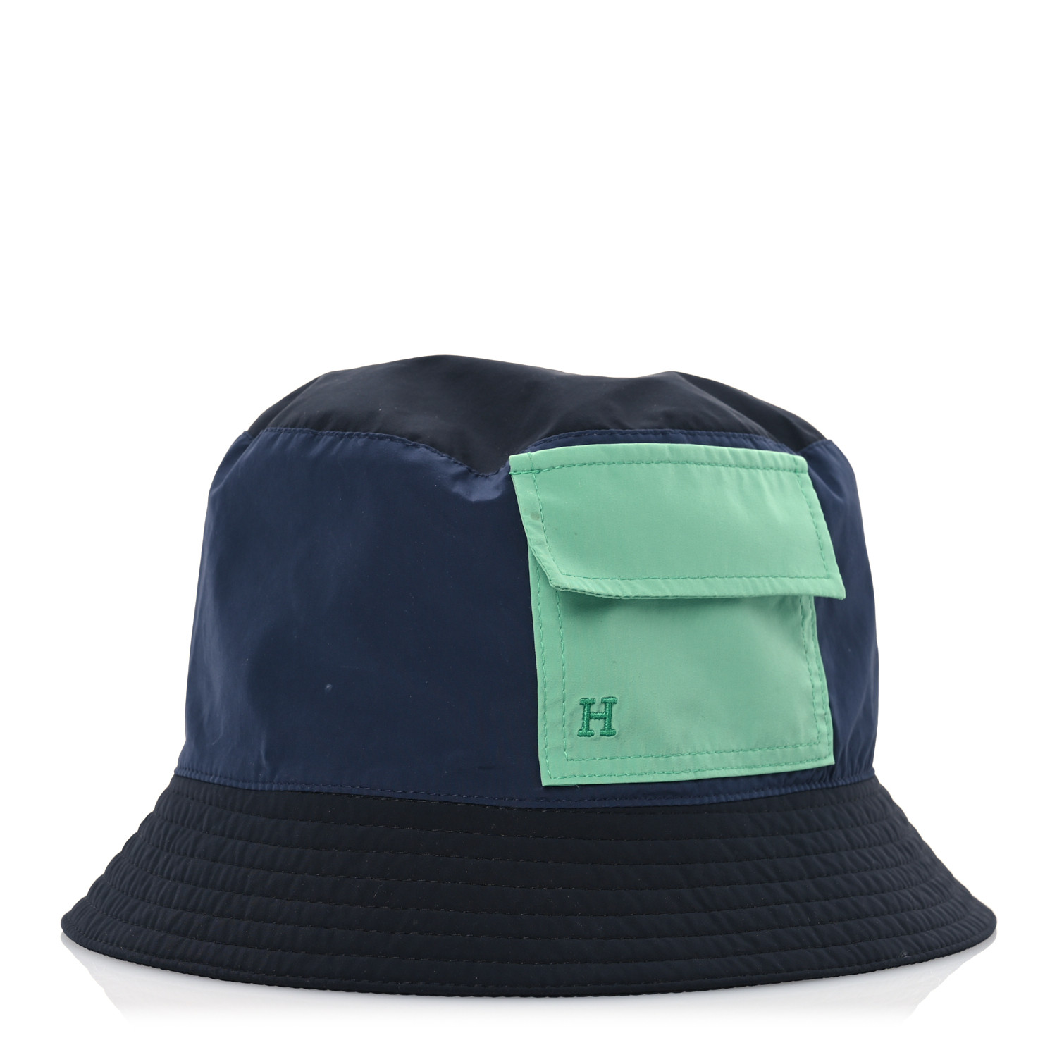 【HERMES】Canvas hat BN HERMES Eden Bucket Fisherman Hat 58cm Clou de Selle