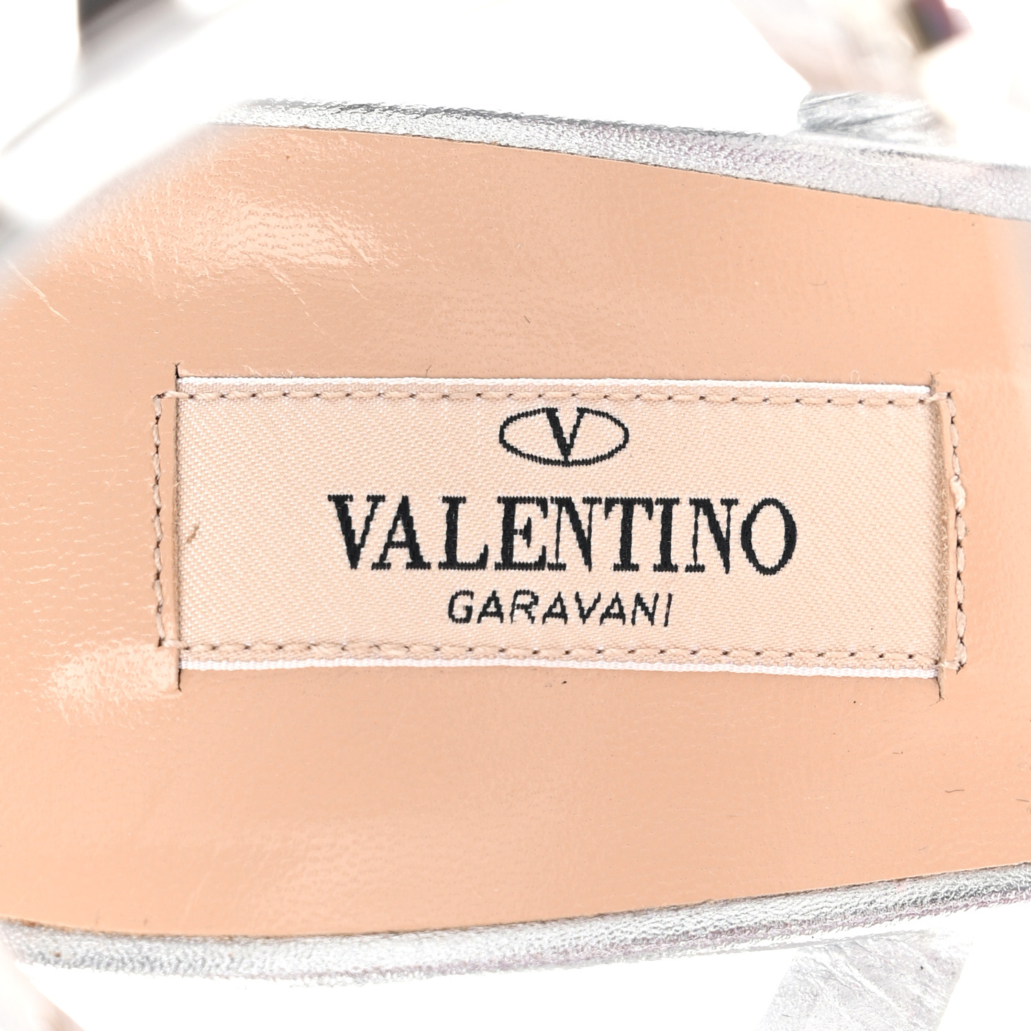 VALENTINOミュール351/2 VALENTINO GARAVANI Metallic Nappa Rockstud 90mm City Sandals