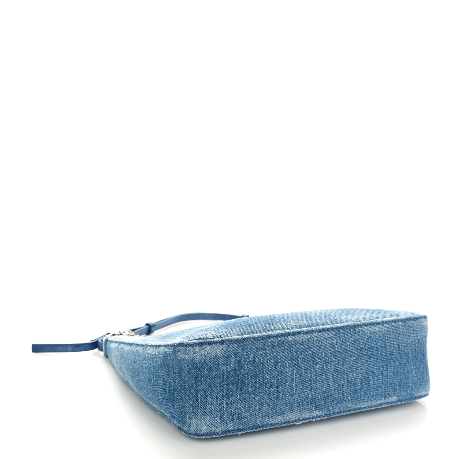GIVENCHY Denim Small Moon Cut Out Shoulder Bag Blue 1534991
