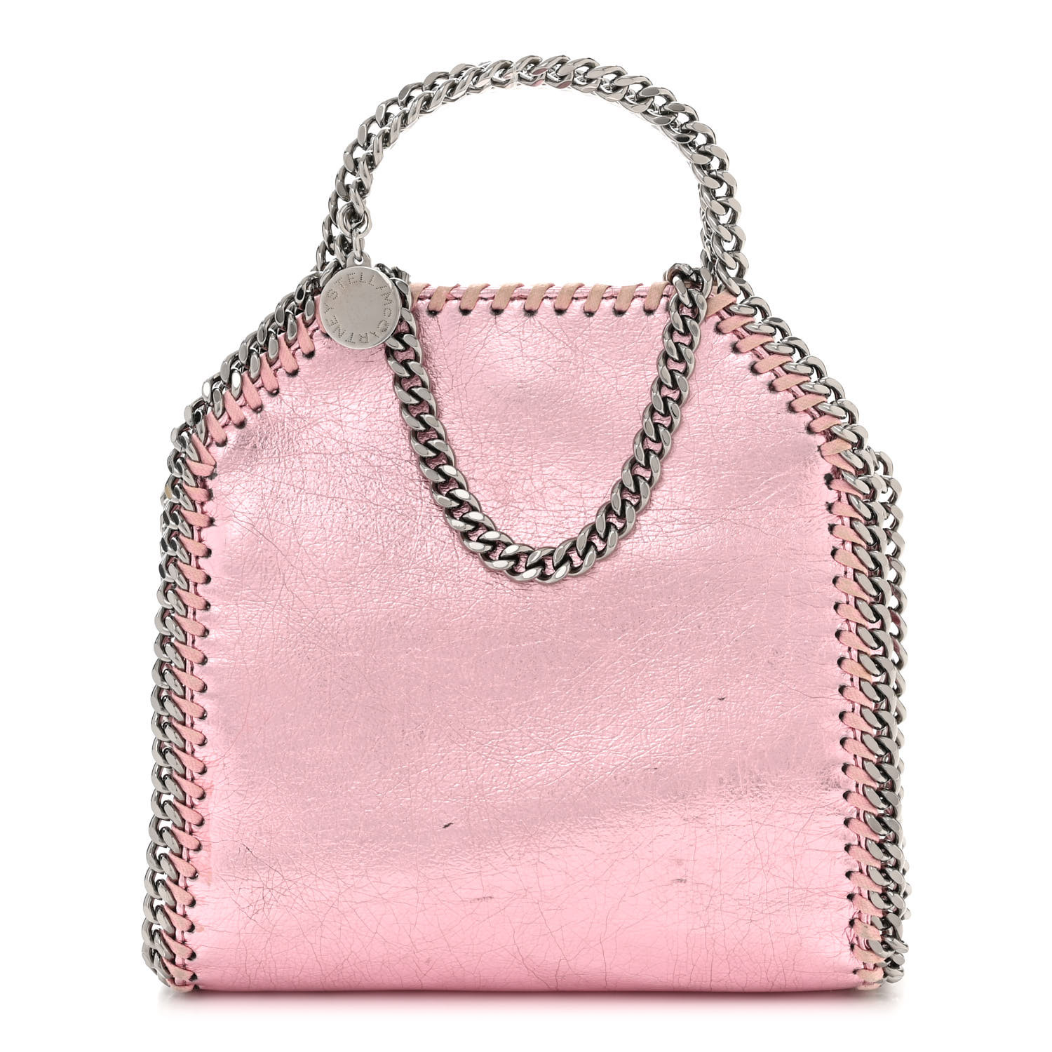 ハンドバッグ TINY FALABELLA HANDBAG Stella McCartney Tiny Falabella Baby Bella Shimmer Faux