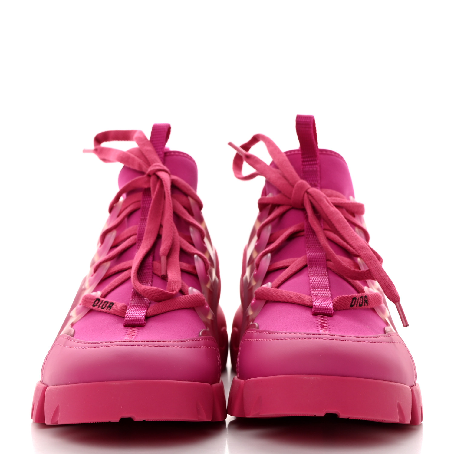 CHRISTIAN DIOR Neoprene Rubber Womens D-Connect Sneakers