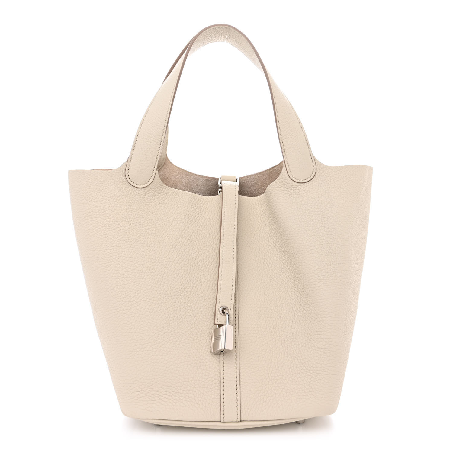 希少品★入手困難【HERMES】ピコタン Picotin Lock 22 Bag Beton Hermes Picotin Lock bag 22/MM Beton Clemence leather Gold