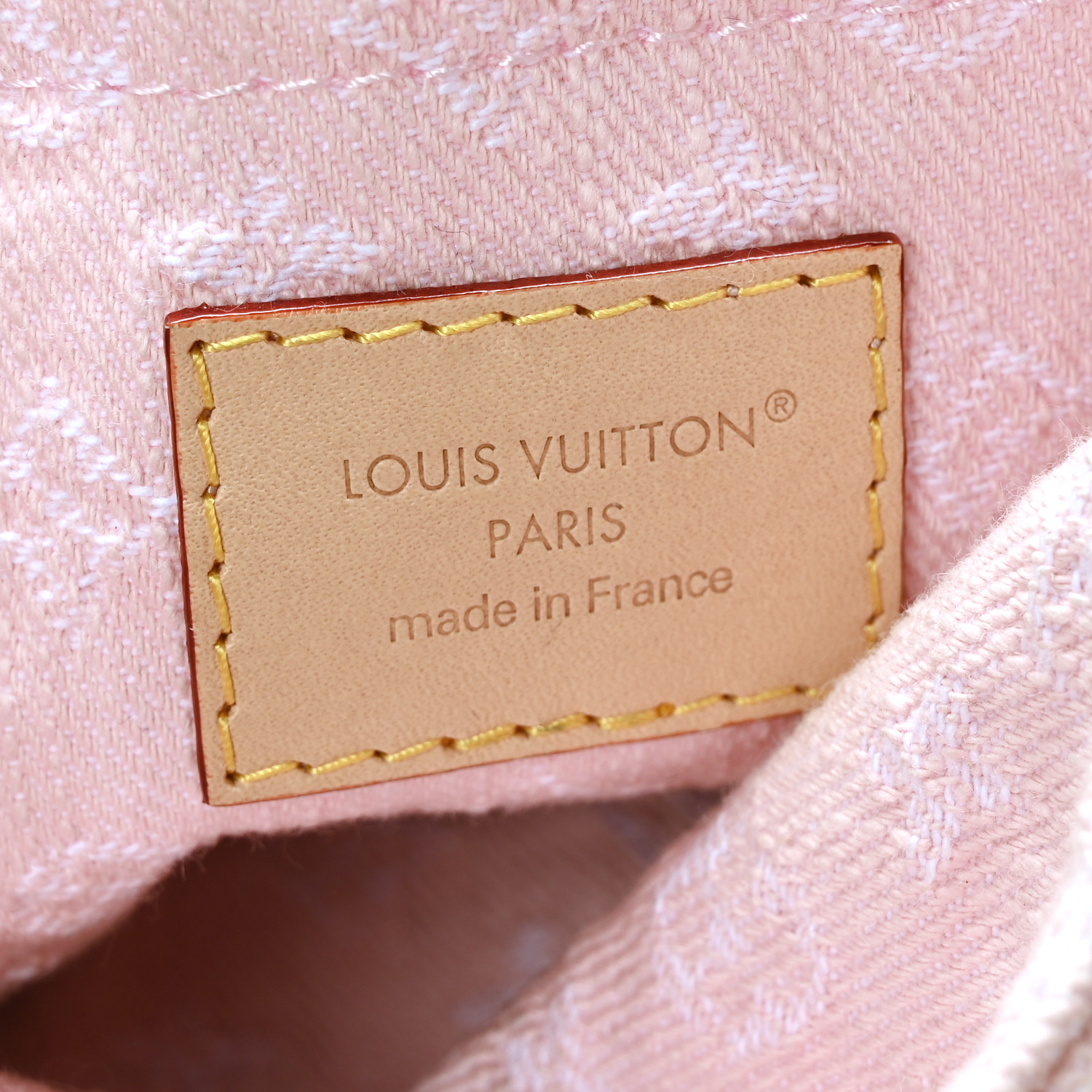 LOUIS VUITTON Monogram Denim Sunset Washed Pink 1698420