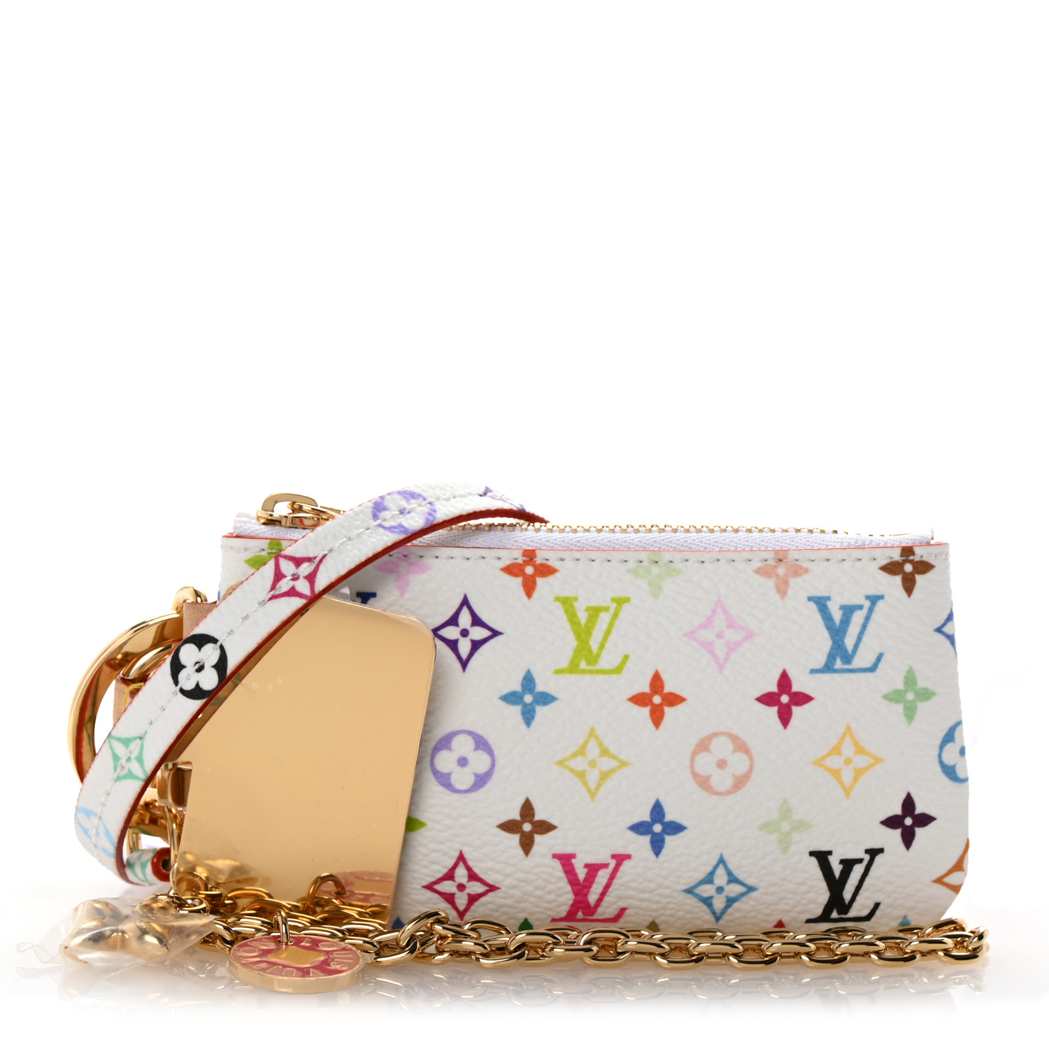 どんなスマホにもマッチ✨LOUIS VUITTON　フォンホルダー・ルイーズ　白 どんなスマホにもマッチ✨LOUIS VUITTON フォンホルダー