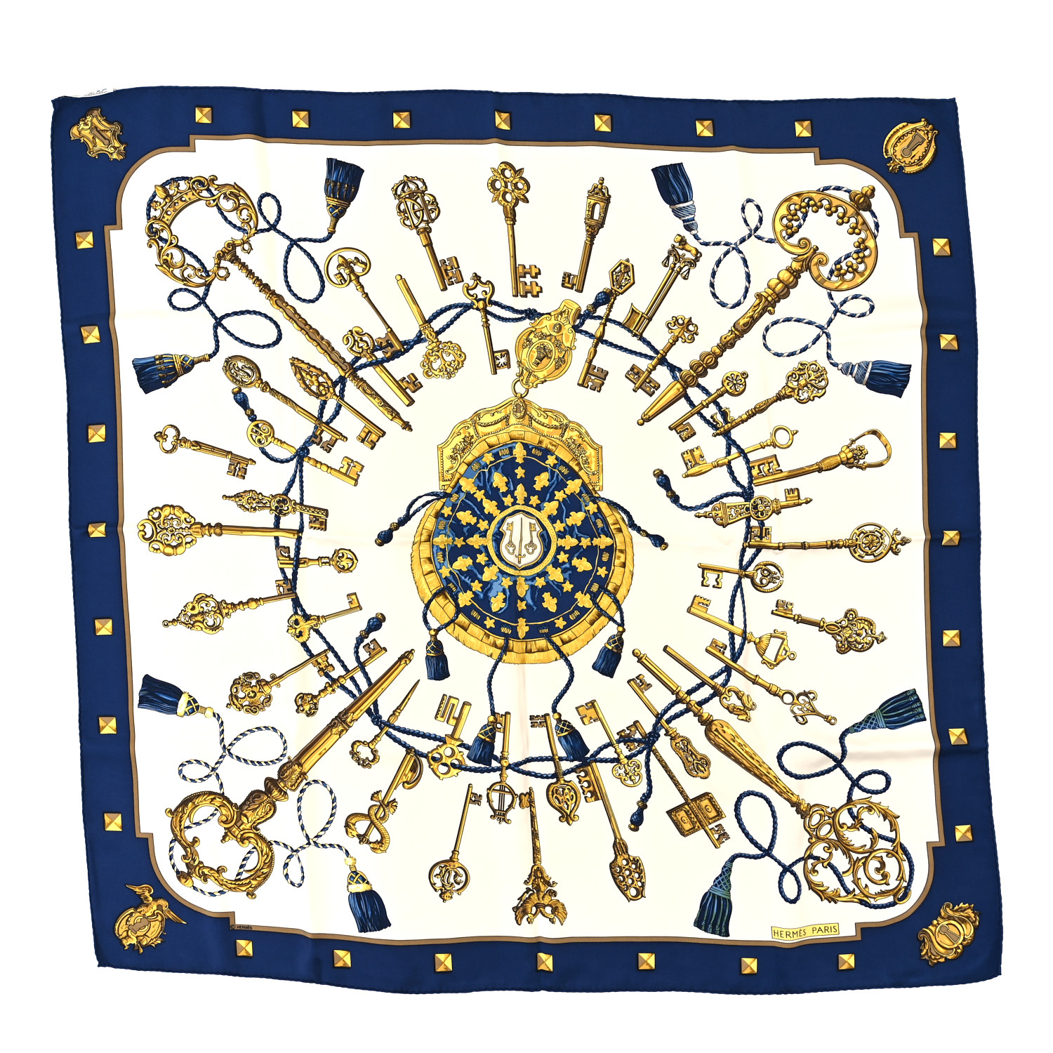 美品 HERMES プチカレ シルクスカーフ LES CLES THE KEYS 美品 HERMES プチカレ シルクスカーフ LES CLES THE KEYS - メルカリ