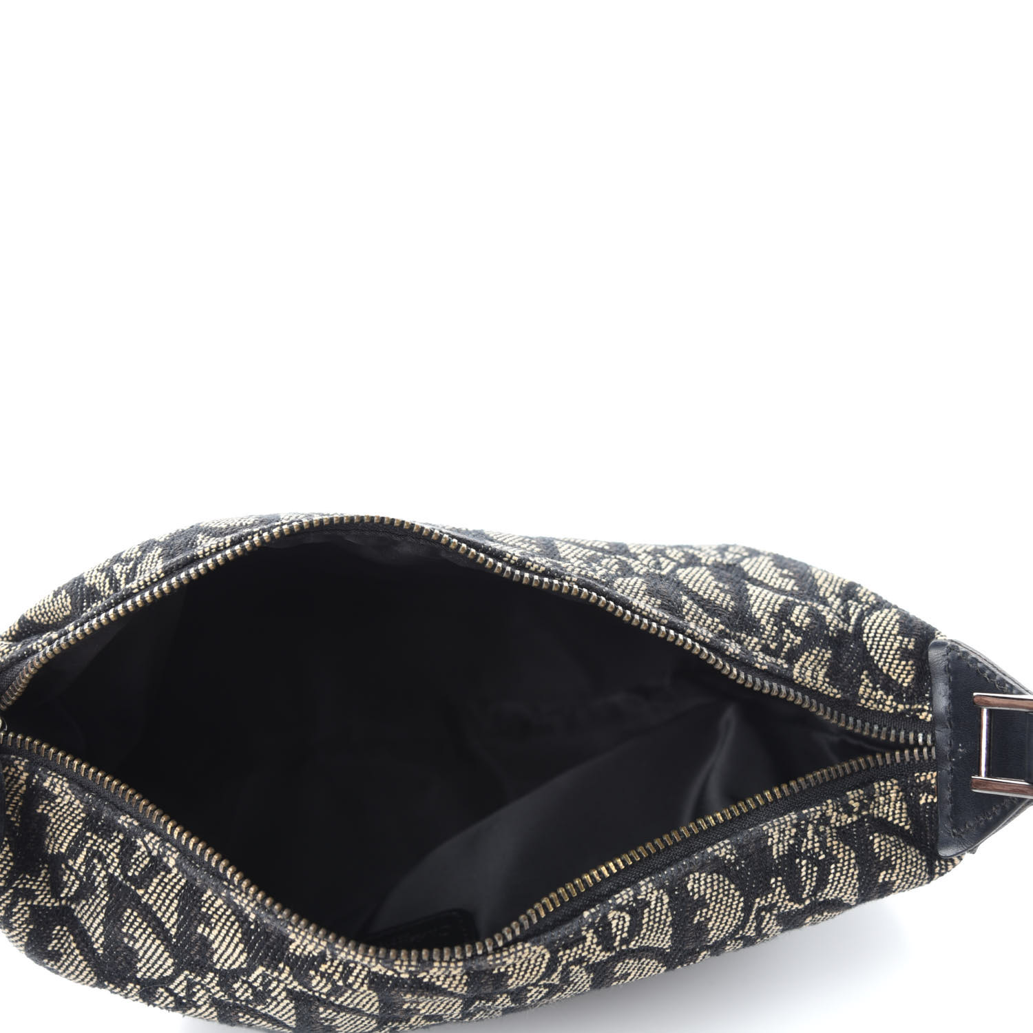 CHRISTIAN DIOR Monogram Hobo Black 761388 | FASHIONPHILE