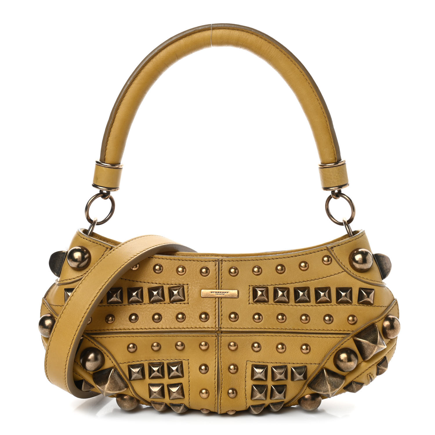 バッグ BURBERRY PRORSUM heart studs shoulderbag Burberry Black Prorsum Hoxton Studded Leather Shoulder Bag