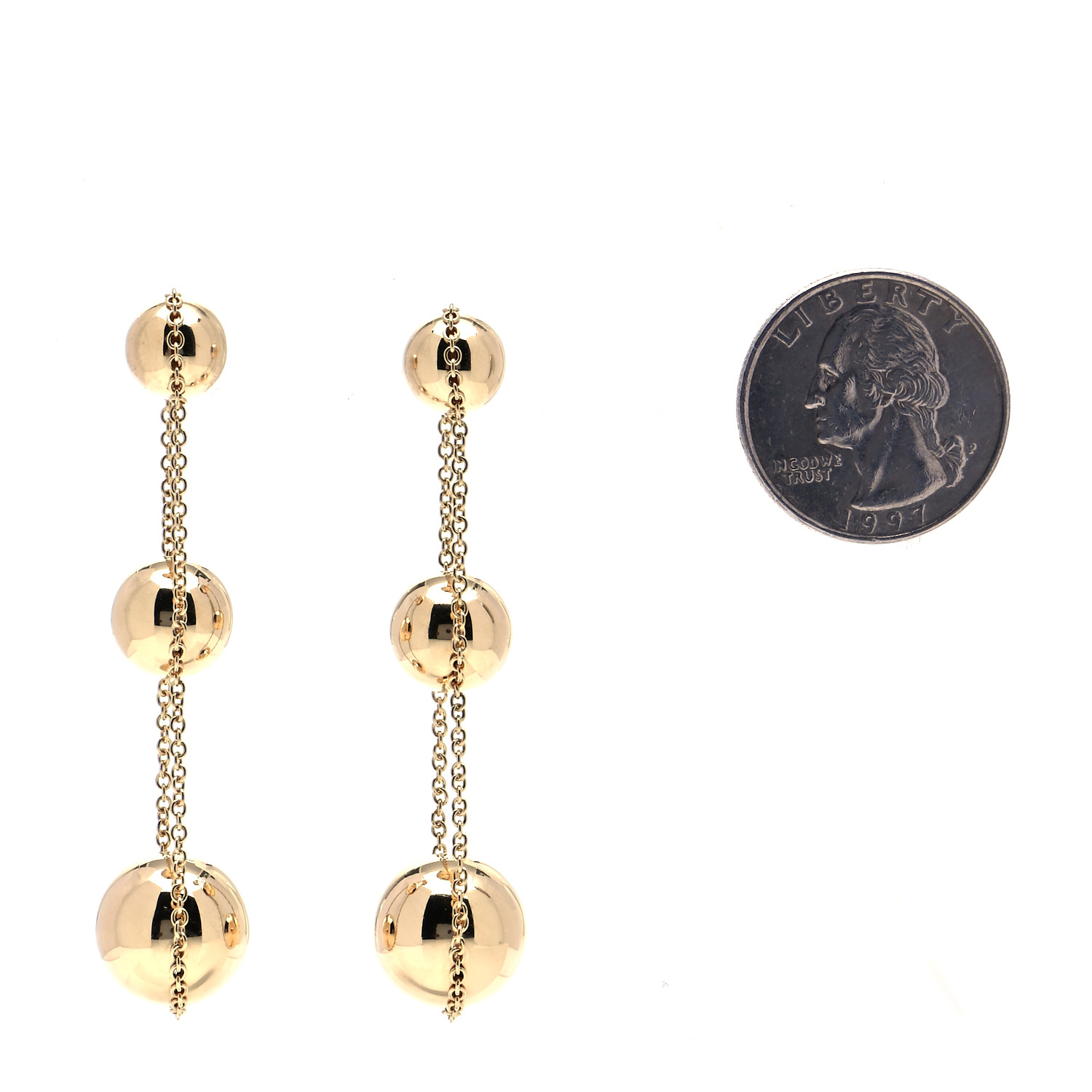 [Tiffany] ティファニー Hardwear 18K Gold Triple Drop Earring TIFFANY 18K Yellow Gold HardWear Triple Drop Earrings 837343
