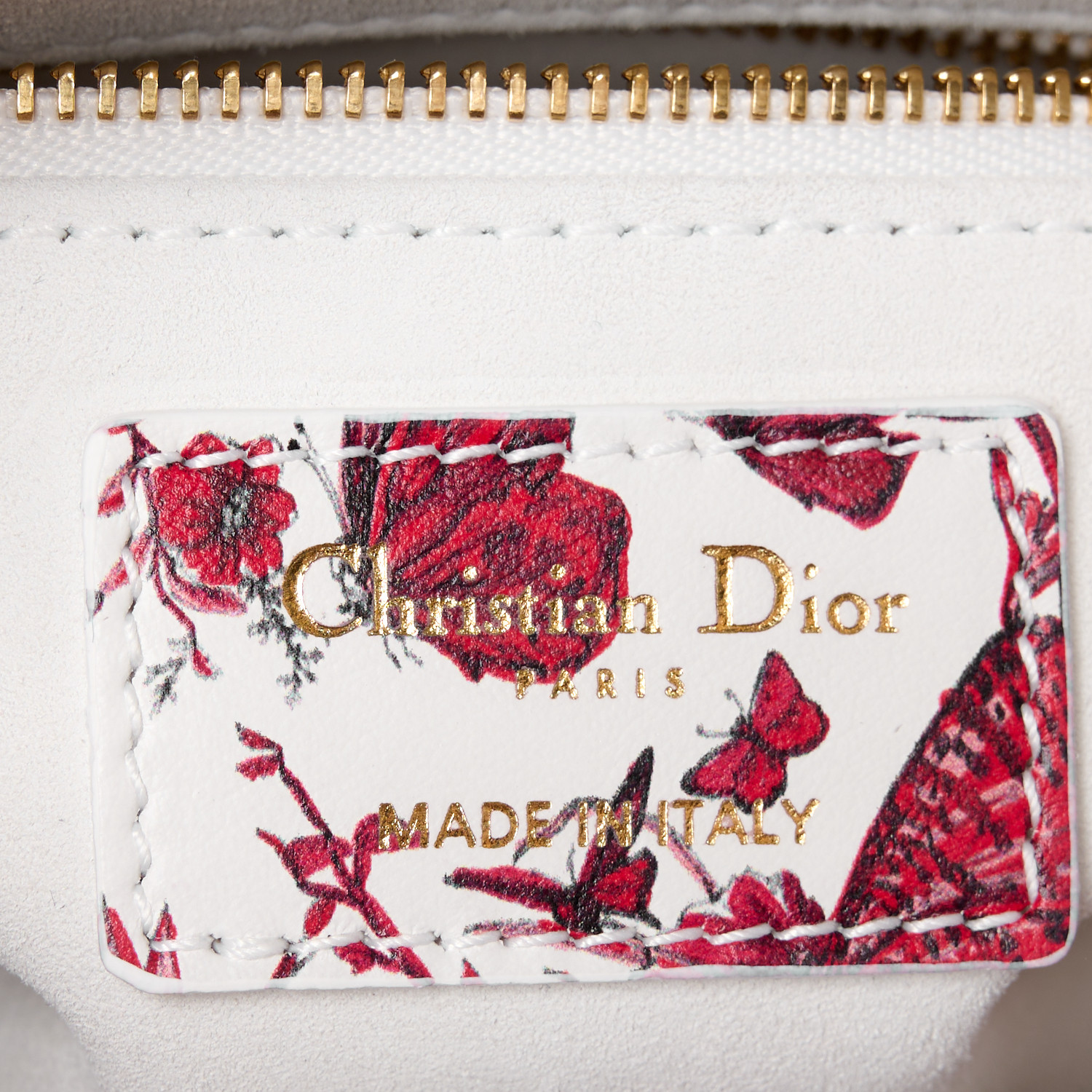 CHRISTIAN DIOR Calfskin Le Coeur Des Papillons Small My