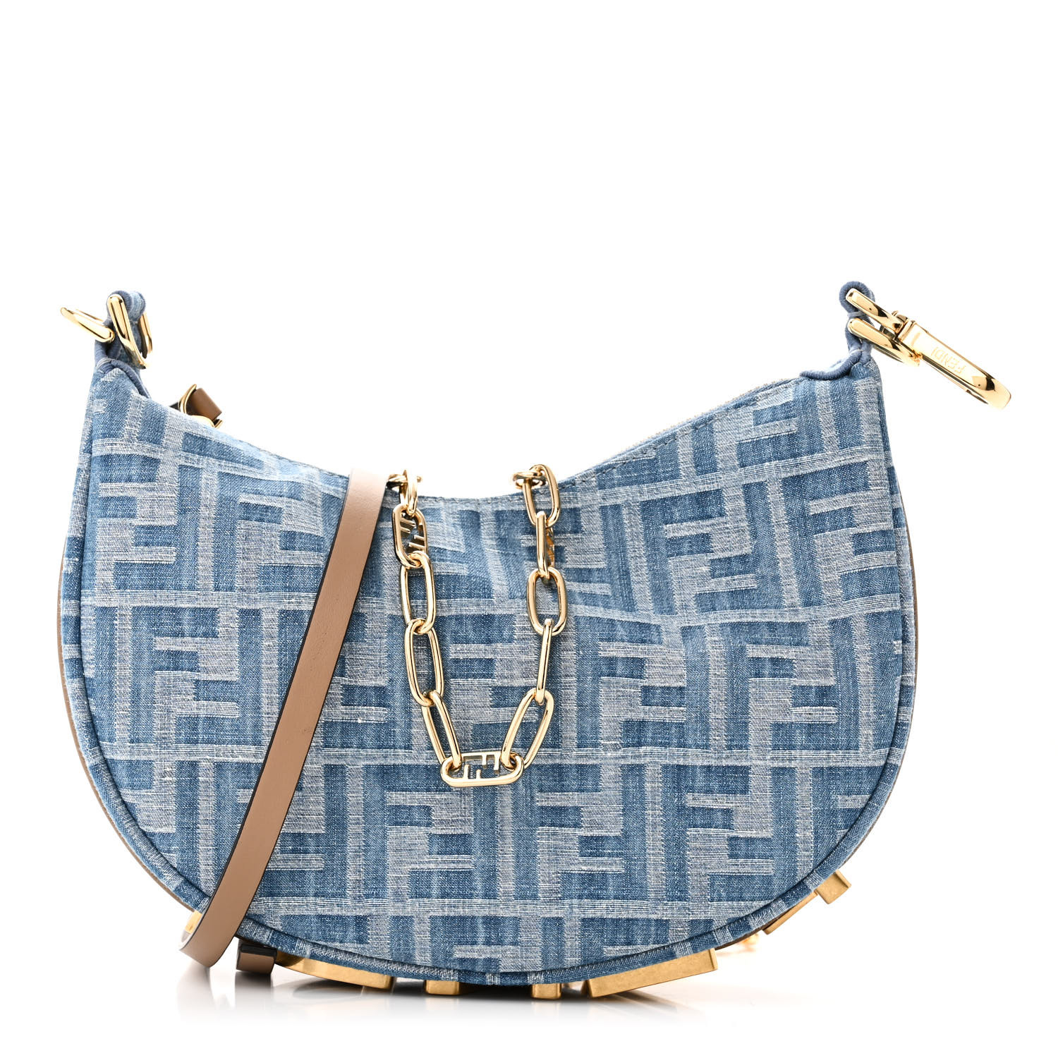 【FENDI】MINI FF FENDIGRAPHY HOBO BAG fendigraphy' Mini Hobo Bag | italist