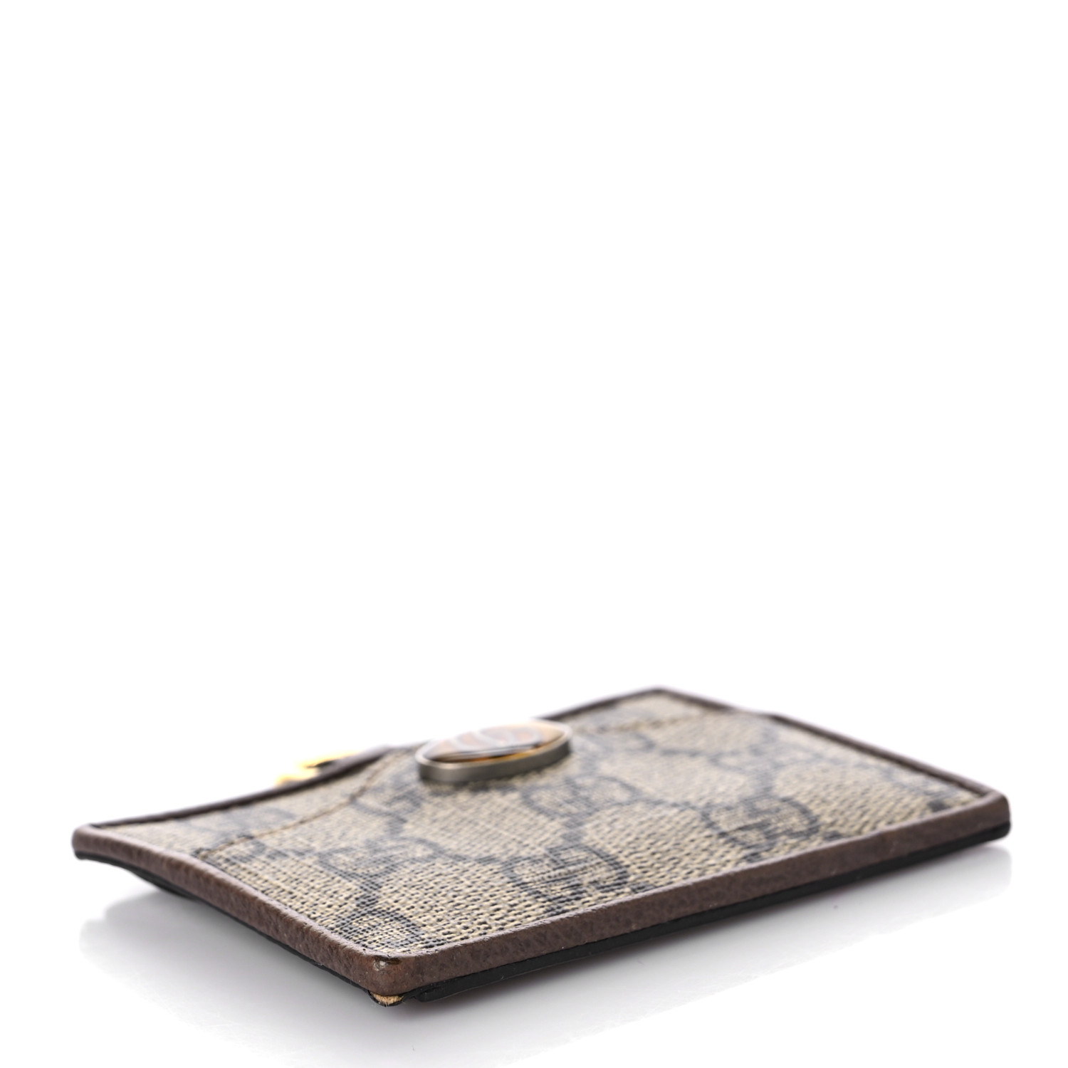 ヘアアクセサリー GUCCI Ophidia card holder in beige/ebony GG Supreme fabric GUCCI Ophidia card holder in beige/ebony GG Supreme fabric