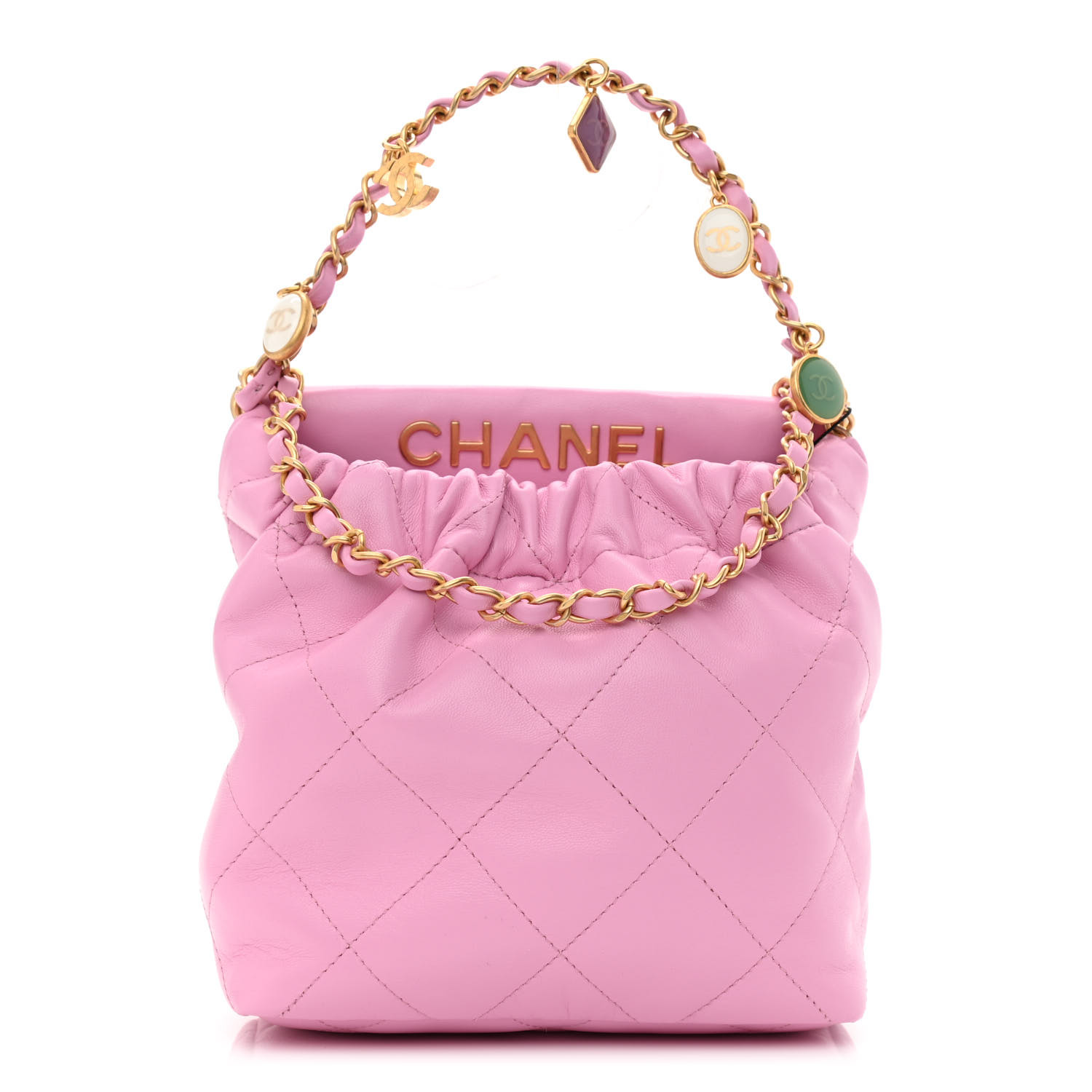 23SS☆【COVERNAT】☆Cloverheart Quilted Small Bucket Ba.g 21e625549ce90168e9b5ef4efbf8a1