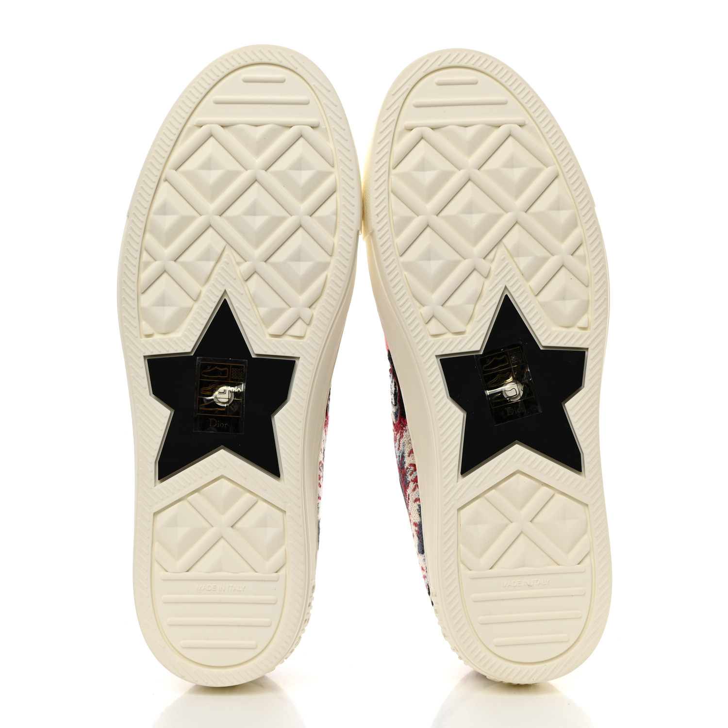 CHRISTIAN DIOR Cotton Floral Pop Embroidered Walk'N'Dior Low