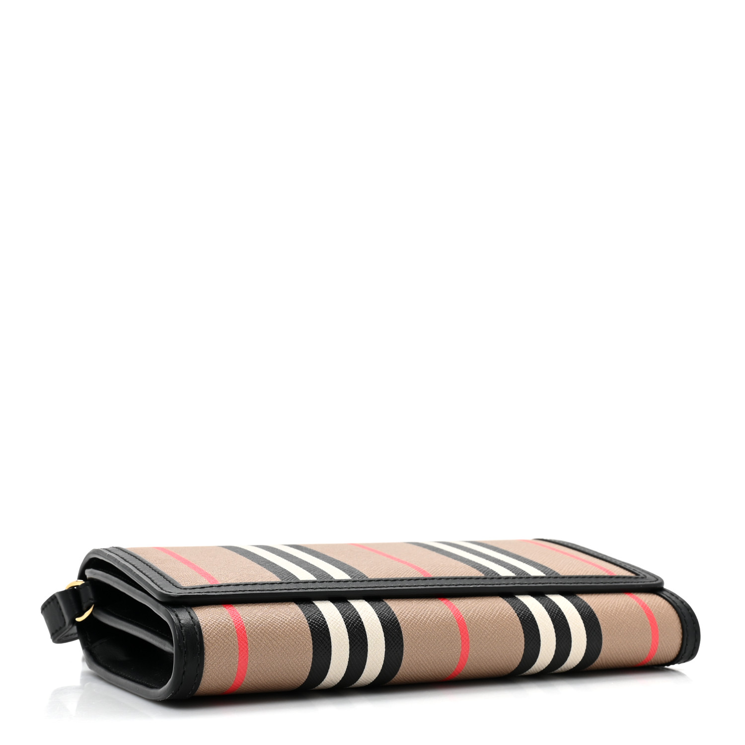 ★Burberry★Icon stripe wallet★正規品★ New Burberry Icon Stripe and Leather Ziparound Wallet | eBay