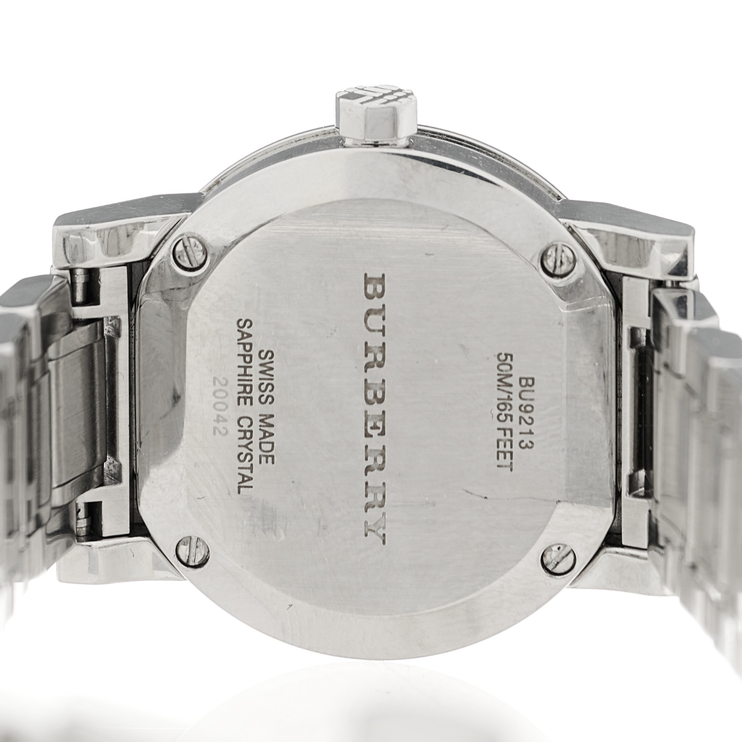 BURBERRY Stainless Steel Diamond 27mm Heritage Quartz Watch
