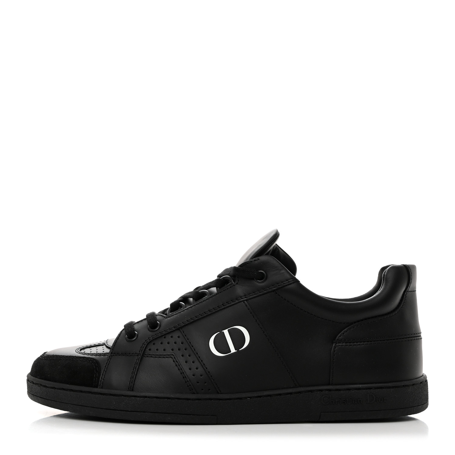 Christian Dior スウェード ブラック ロングブーツ 37 CDロゴ Christian Dior スウェード ブラック ロングブーツ 37 CDロゴ