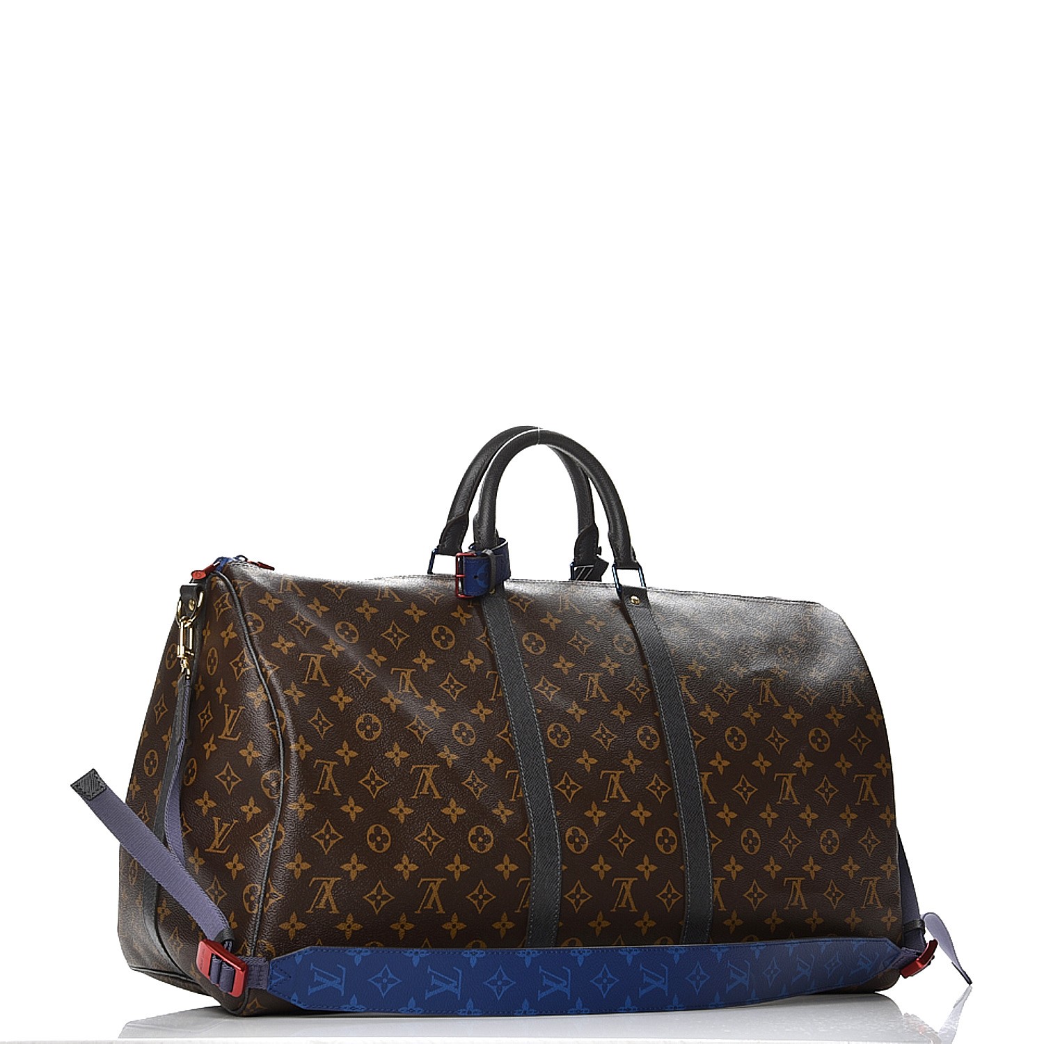 LOUIS VUITTON Monogram Taiga Outdoor Keepall Bandouliere 55